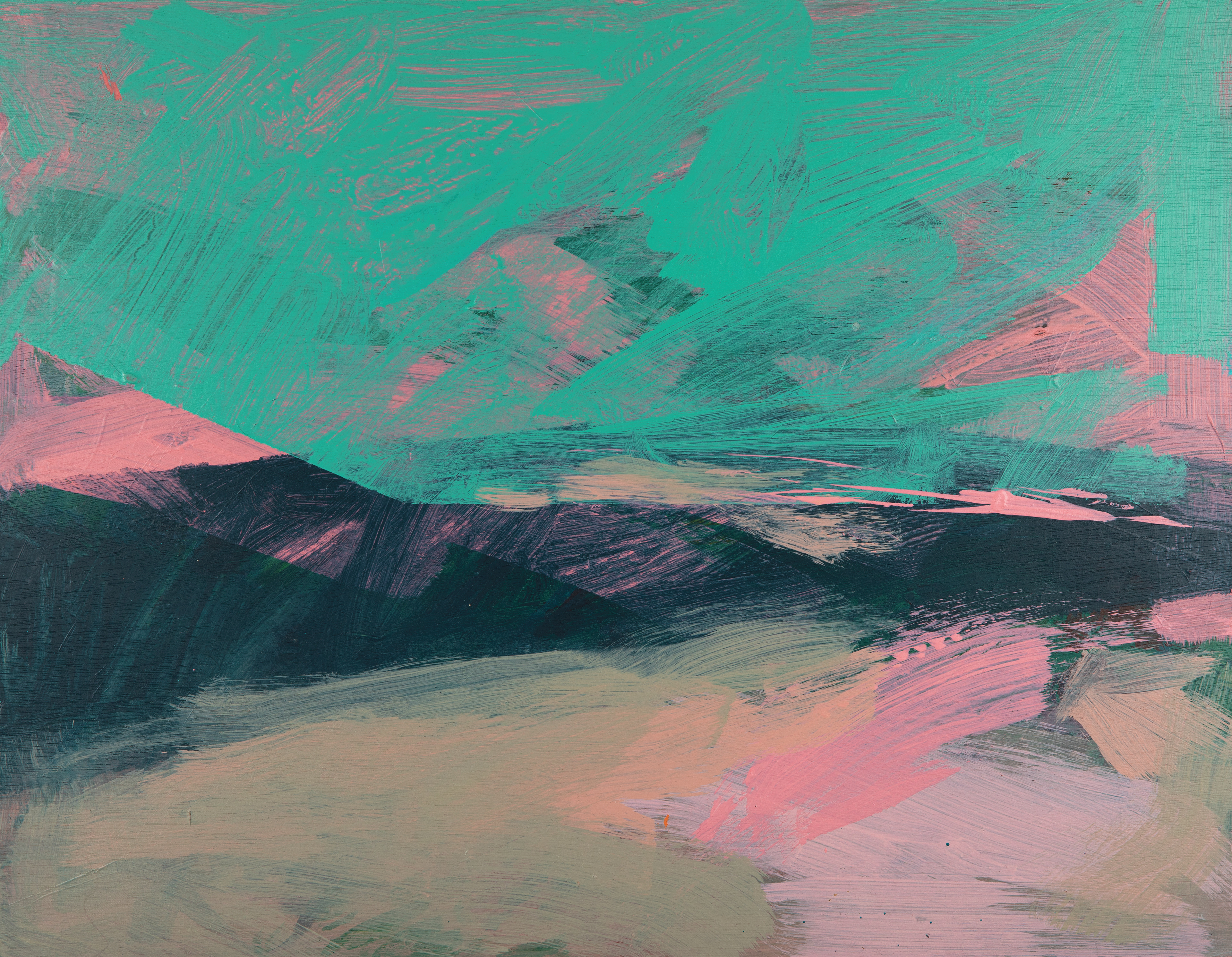 Spring Flush - Acrylic on ply 46cm x 36cm