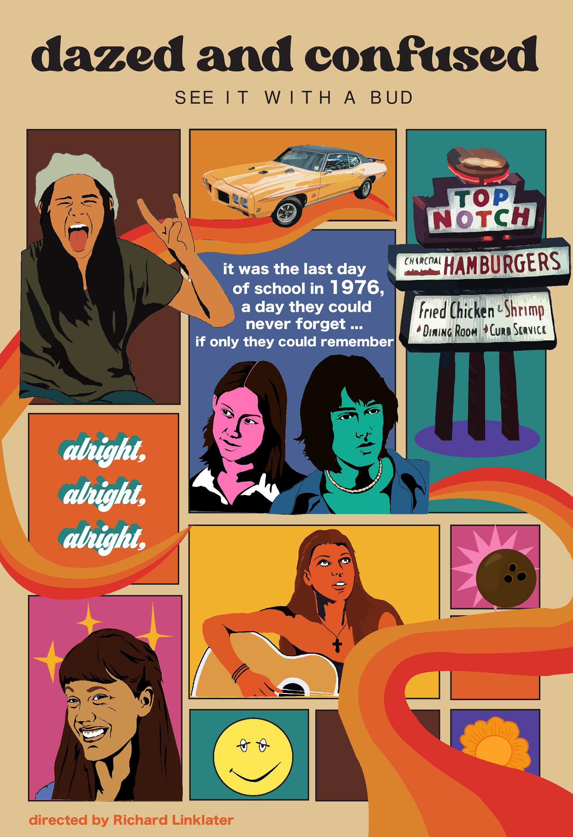 Movie poster designed and illustrated in Adobe Illustrator.