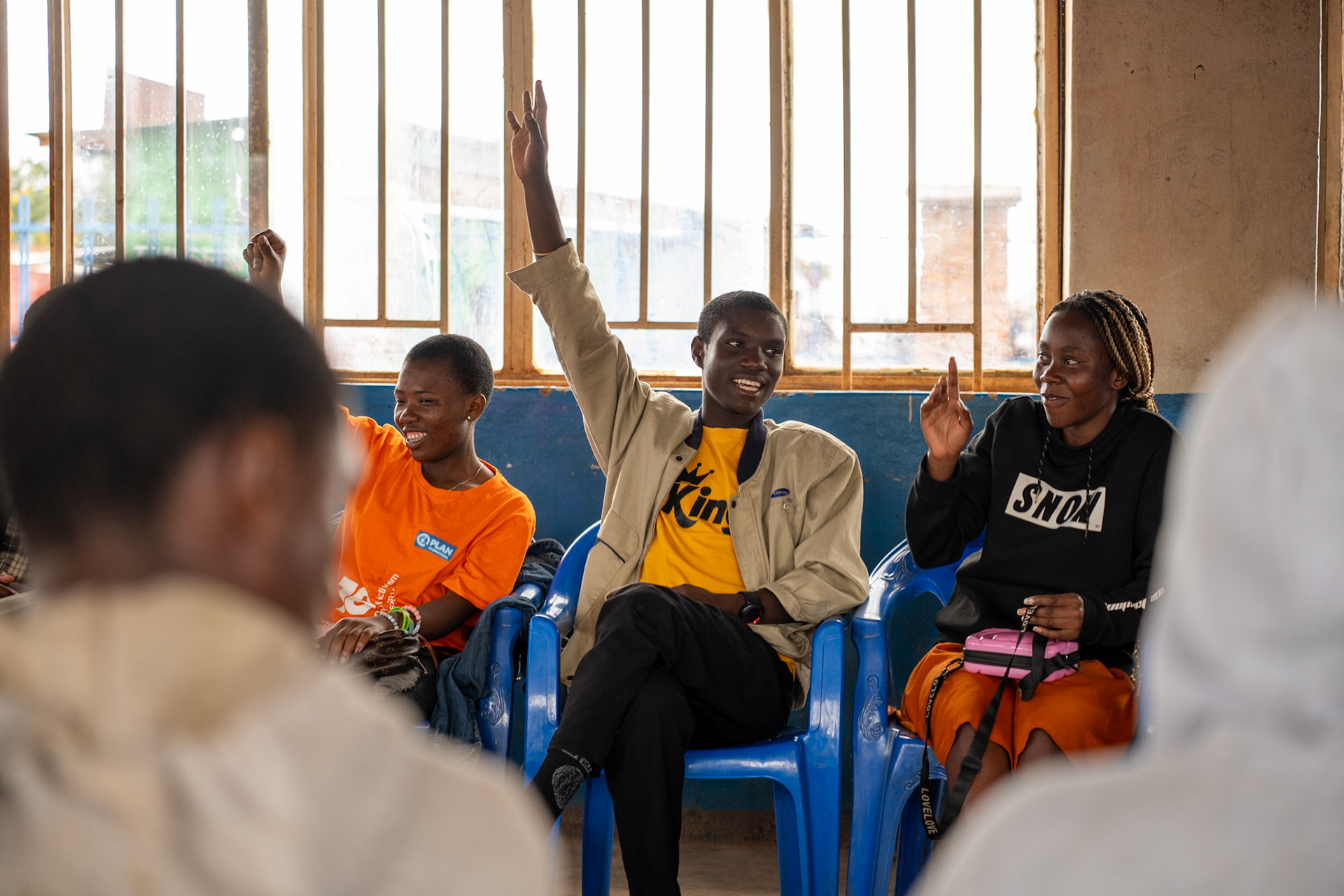 Session of the Youth Advisory Panel at Dzaleka Refugee Camp in Malawi