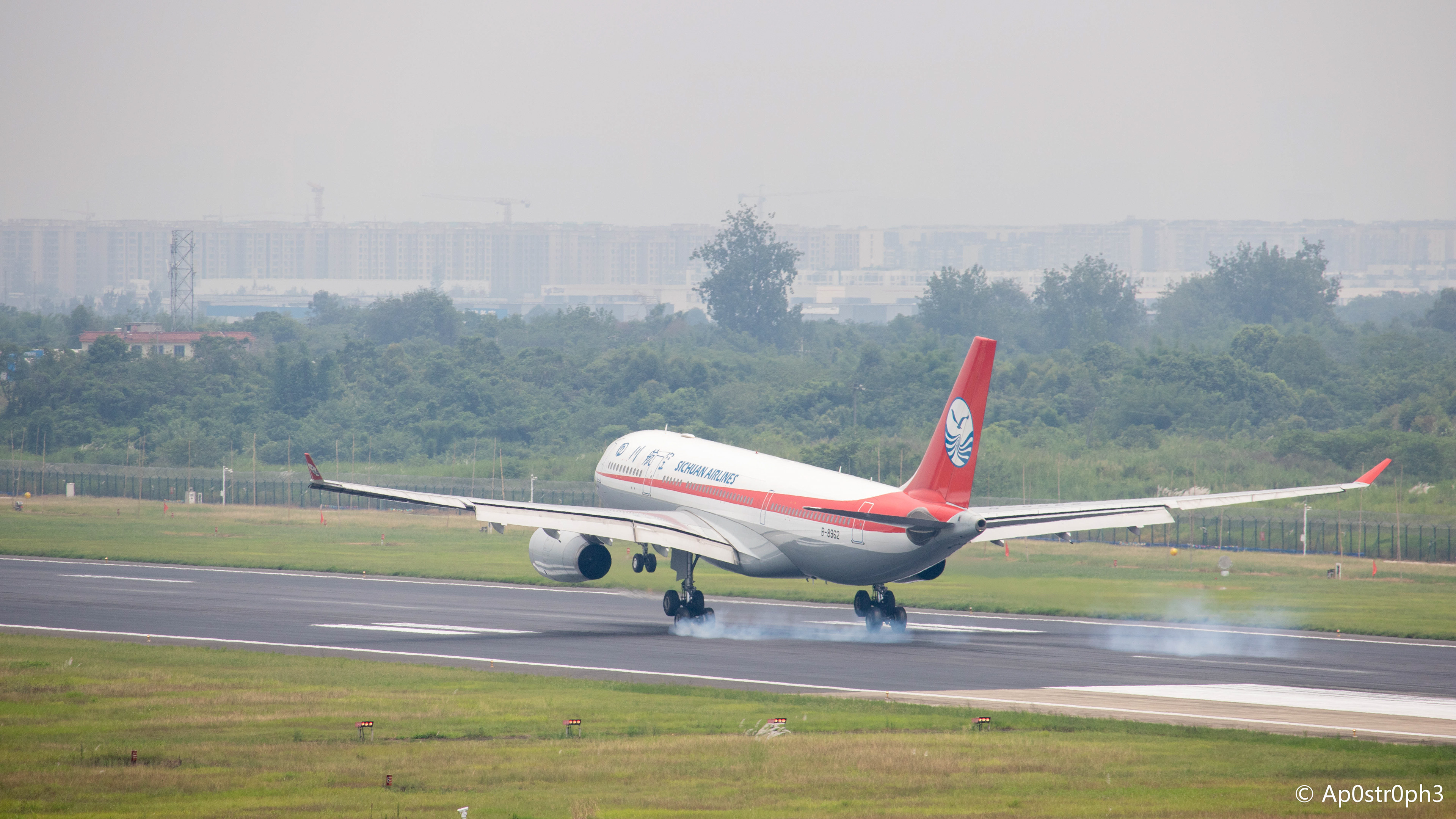 Airbus A330-243, Sichuan Airlines, By Aiden at ZUUU