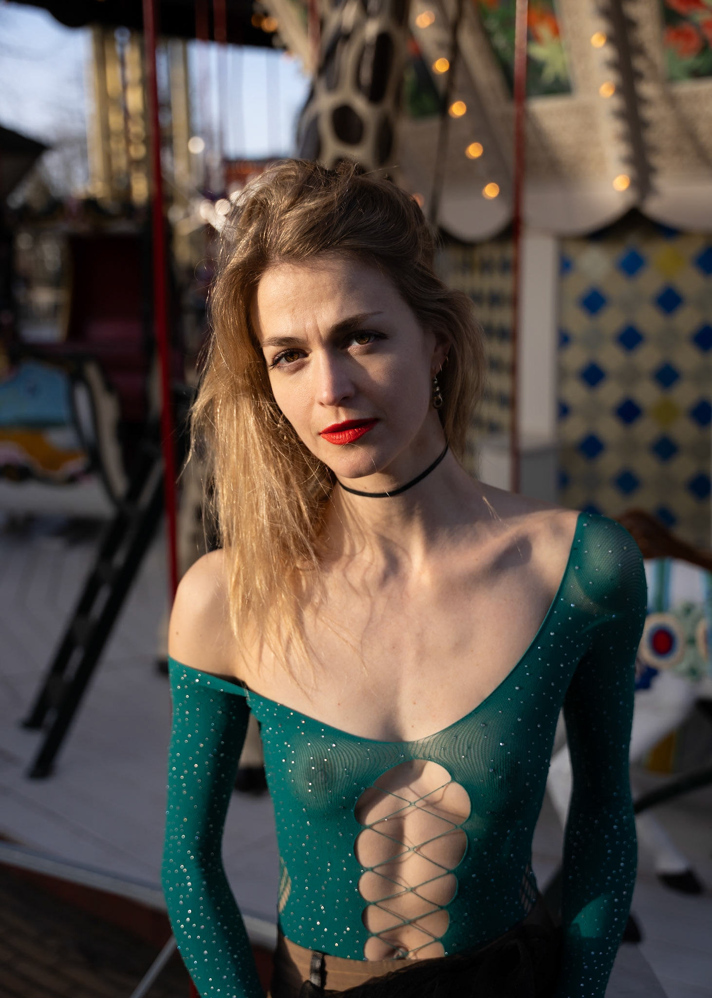 Portraits of Katrine Grarup Elbo taken in Tivoli