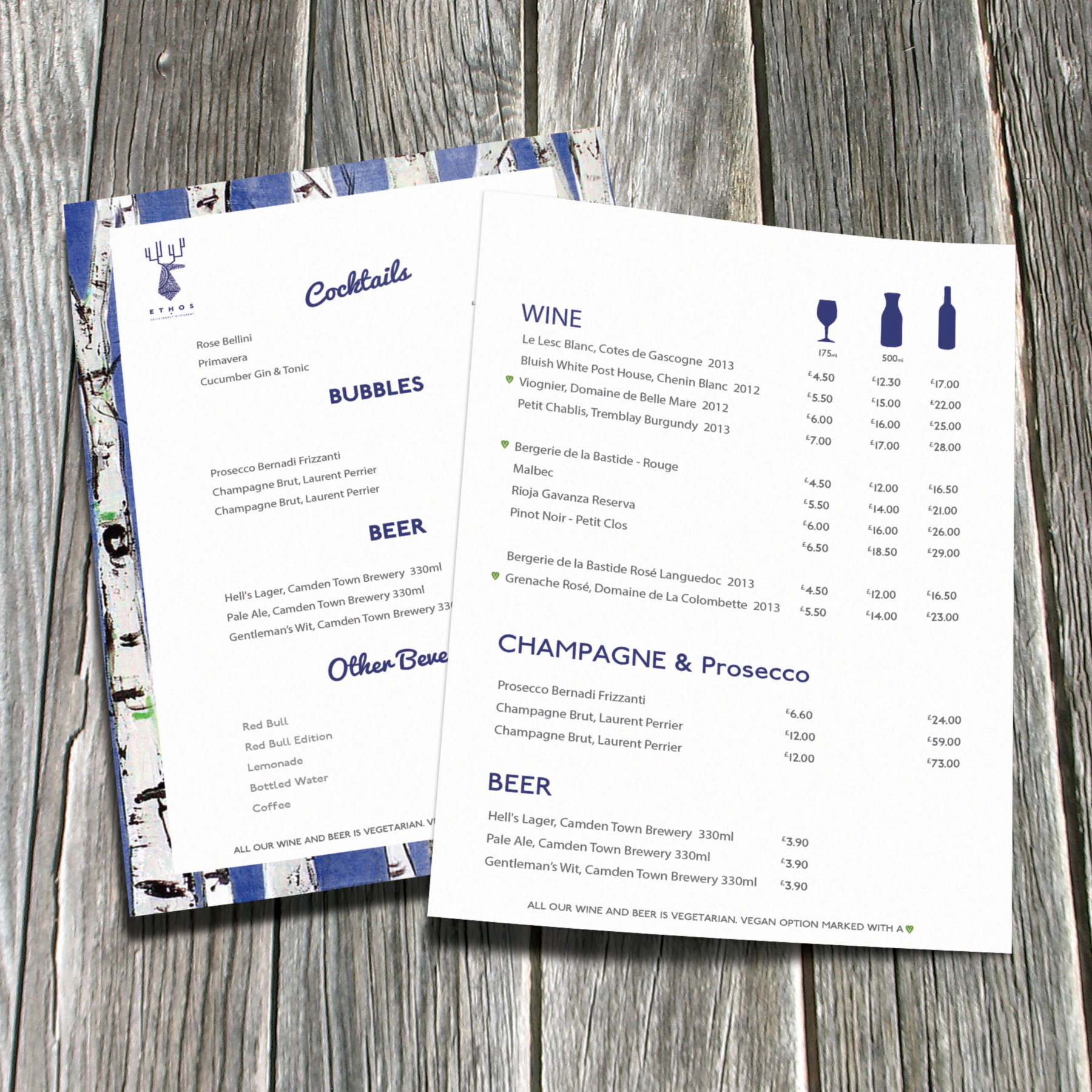 Ethos Menu
