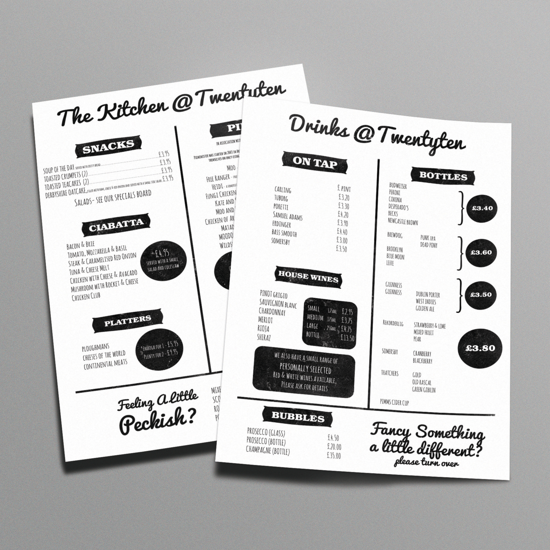 TwentyTen Menu