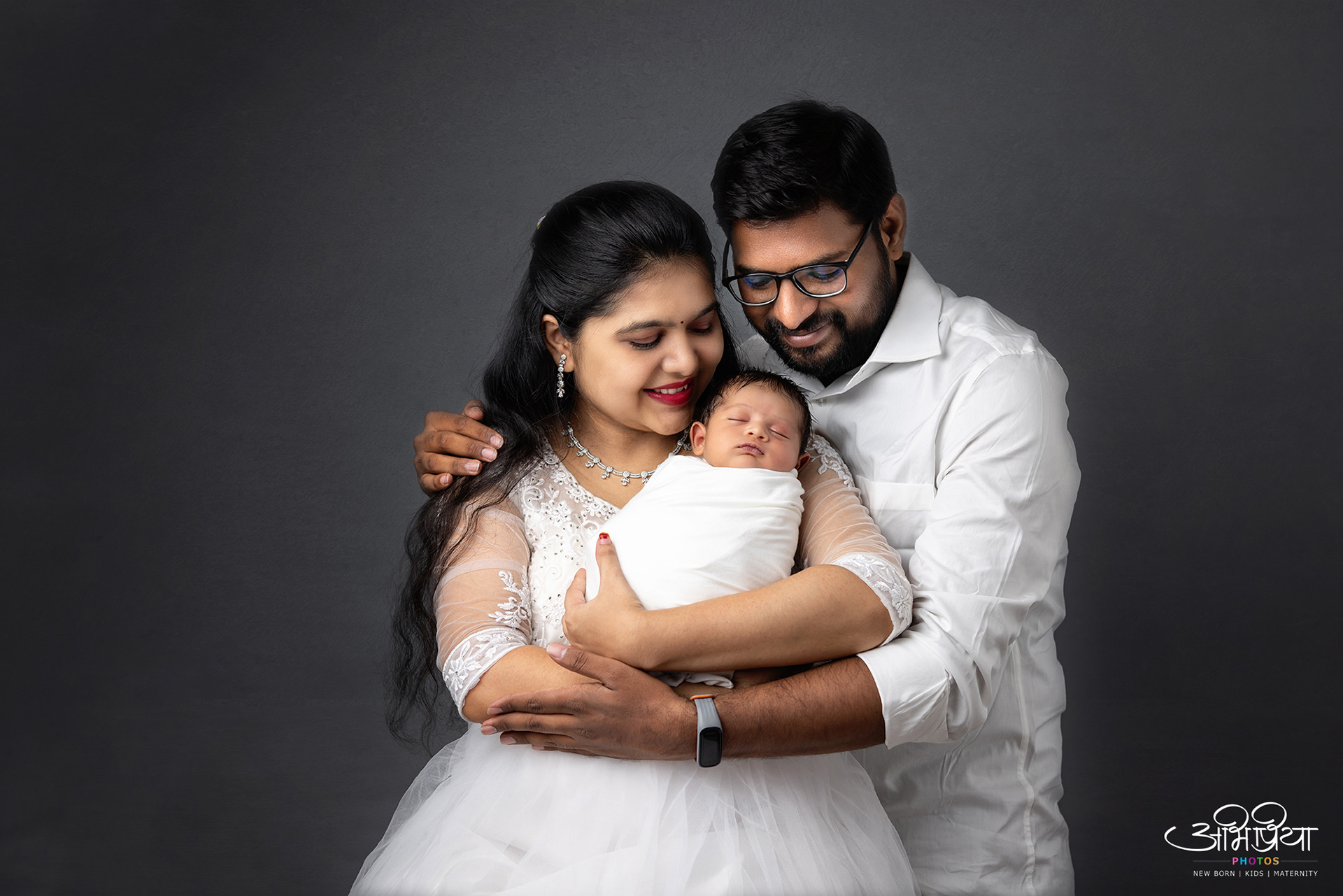 New Born With Family