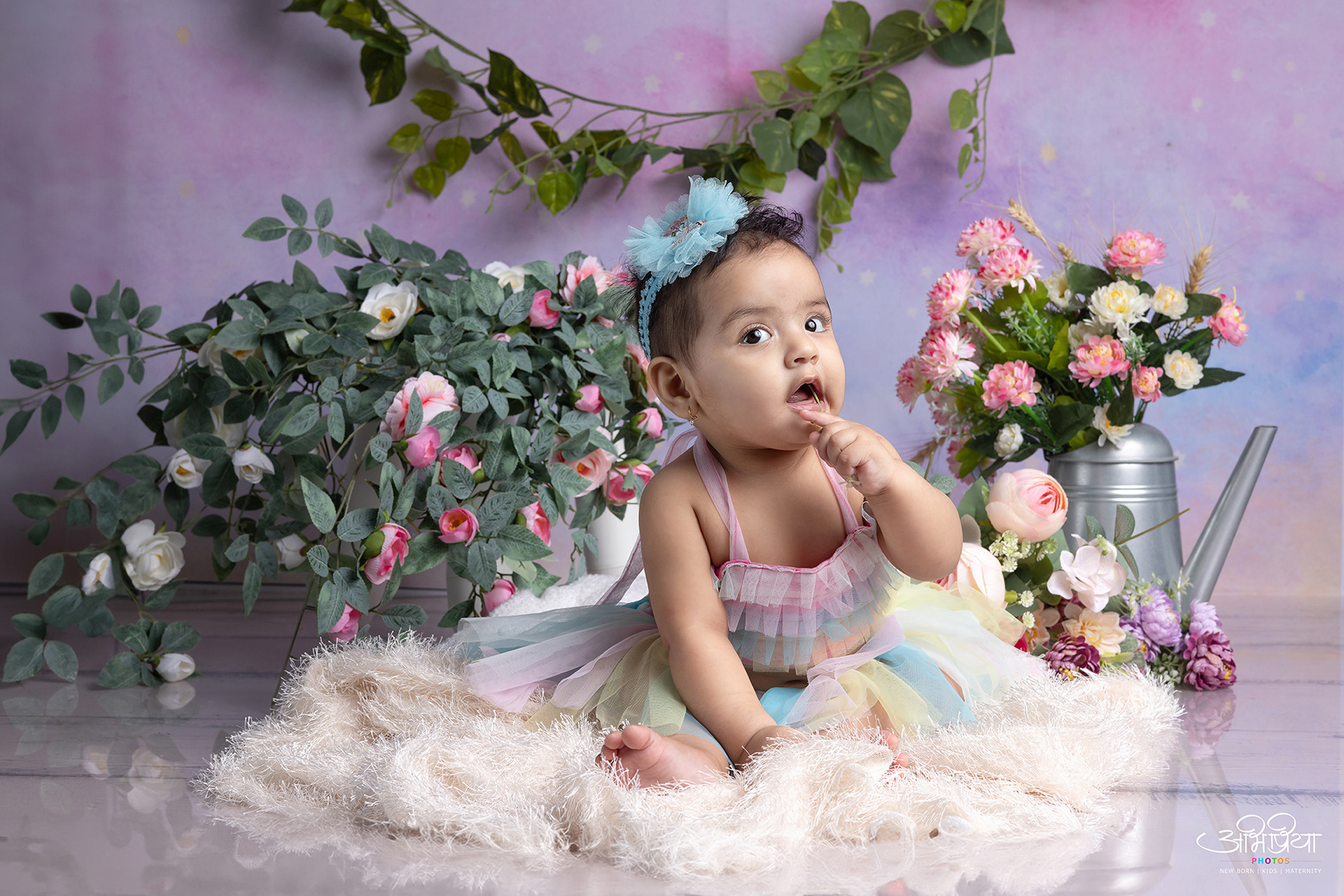 6 Month Girl Photoshoot
