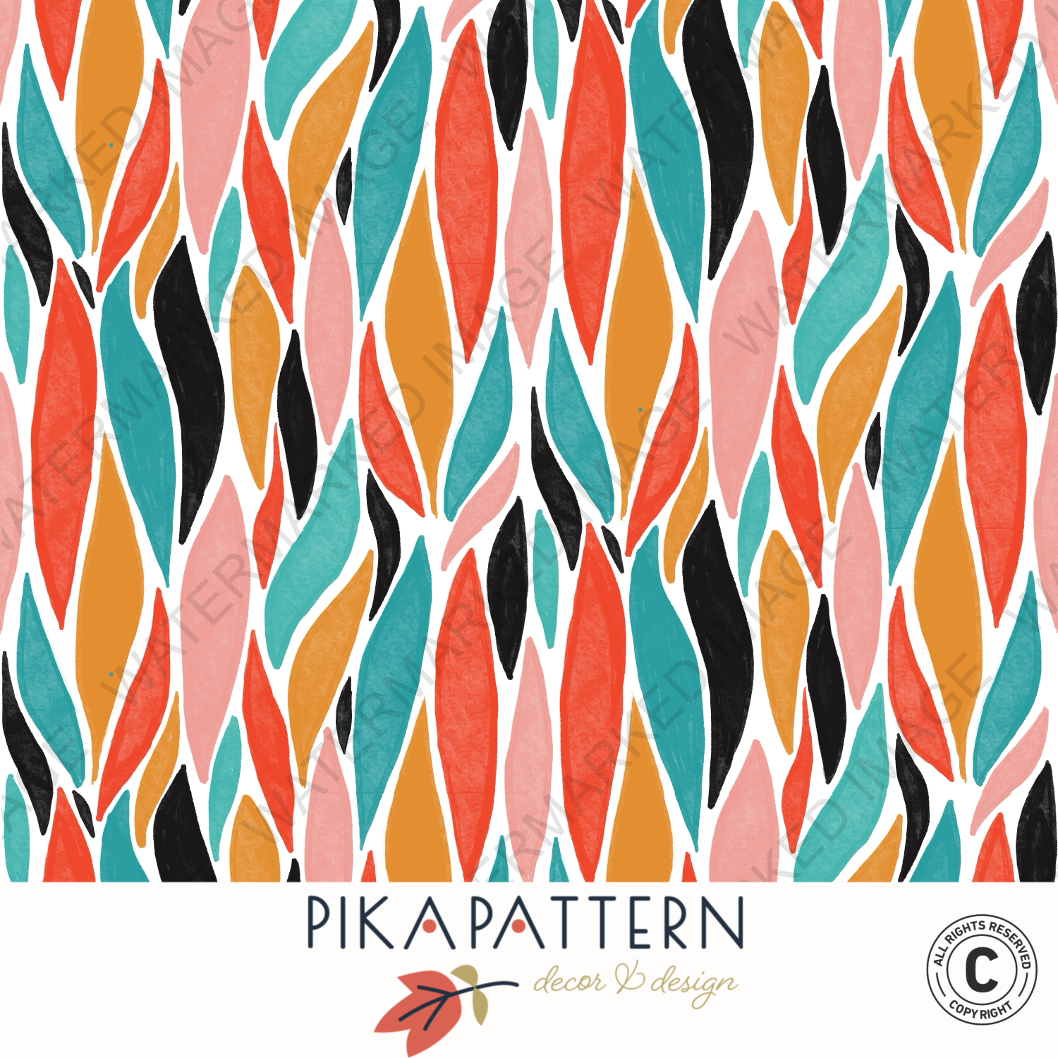 Filler pattern fun brush strokes