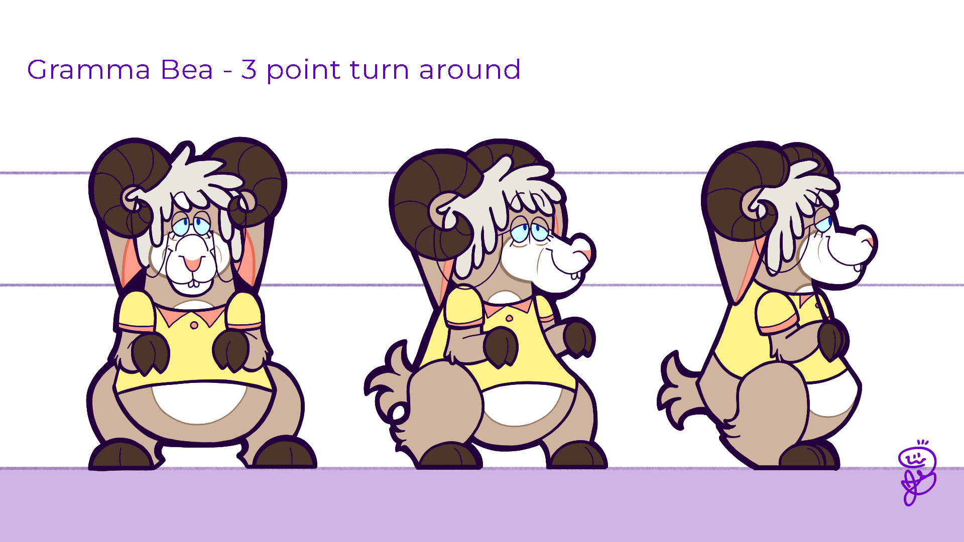 Gramma Bea 3 Point Turnaround