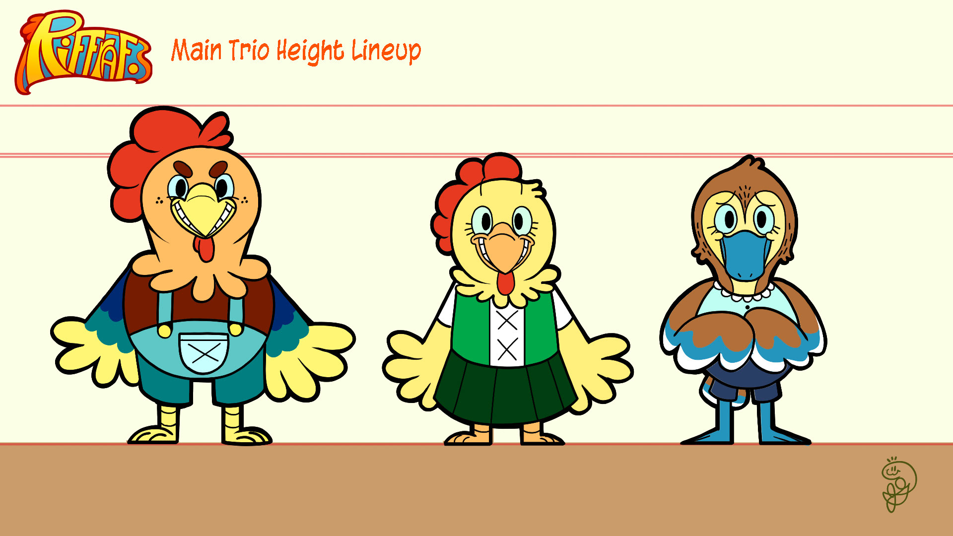 Riffraf Main Character Lineup