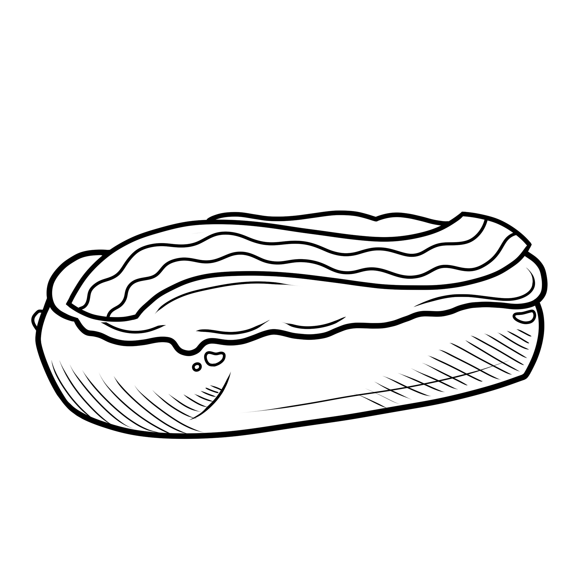 Bacon Maple Longjohn Outline