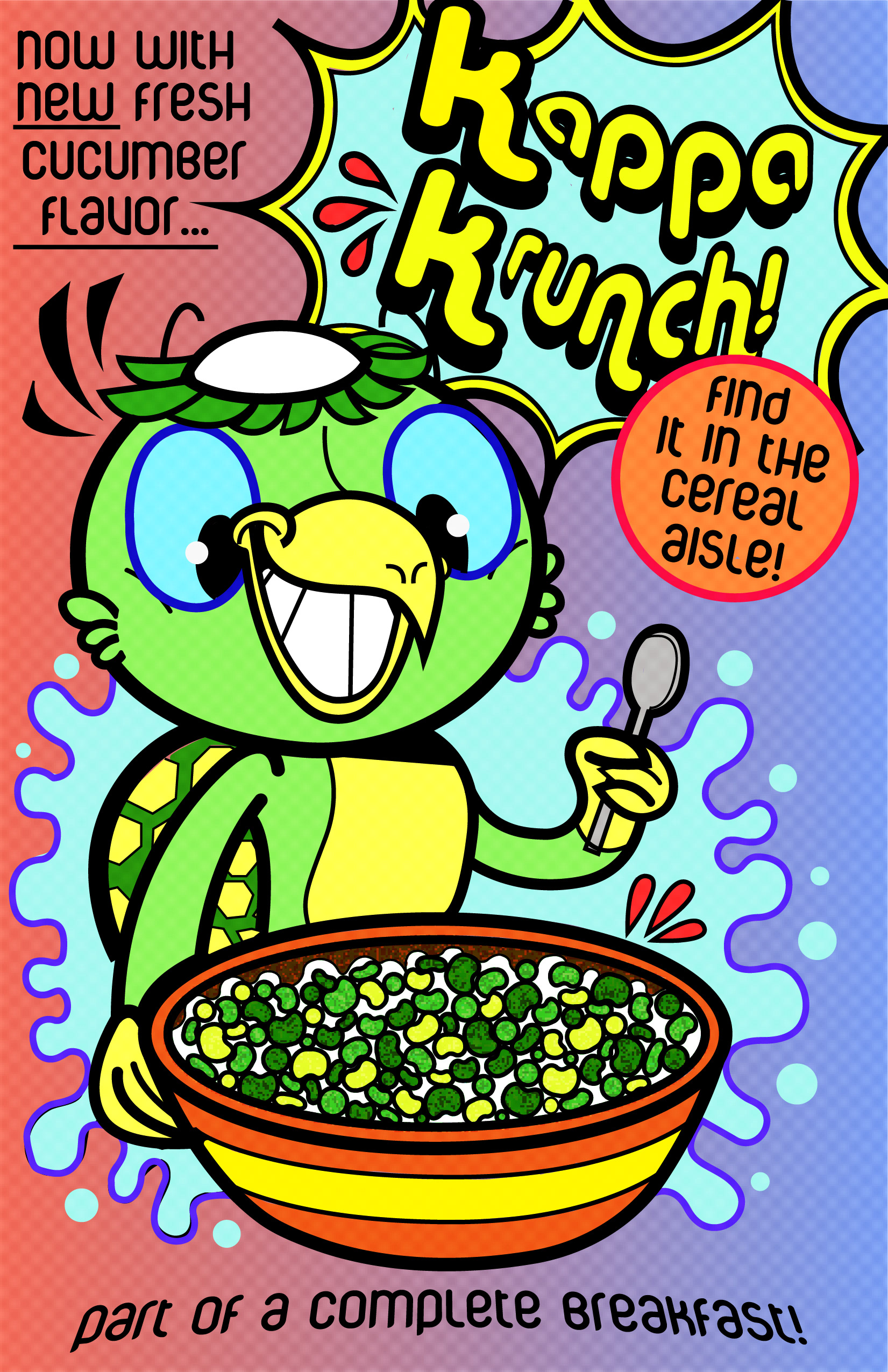 Kappa Krunch Illustrated Ad