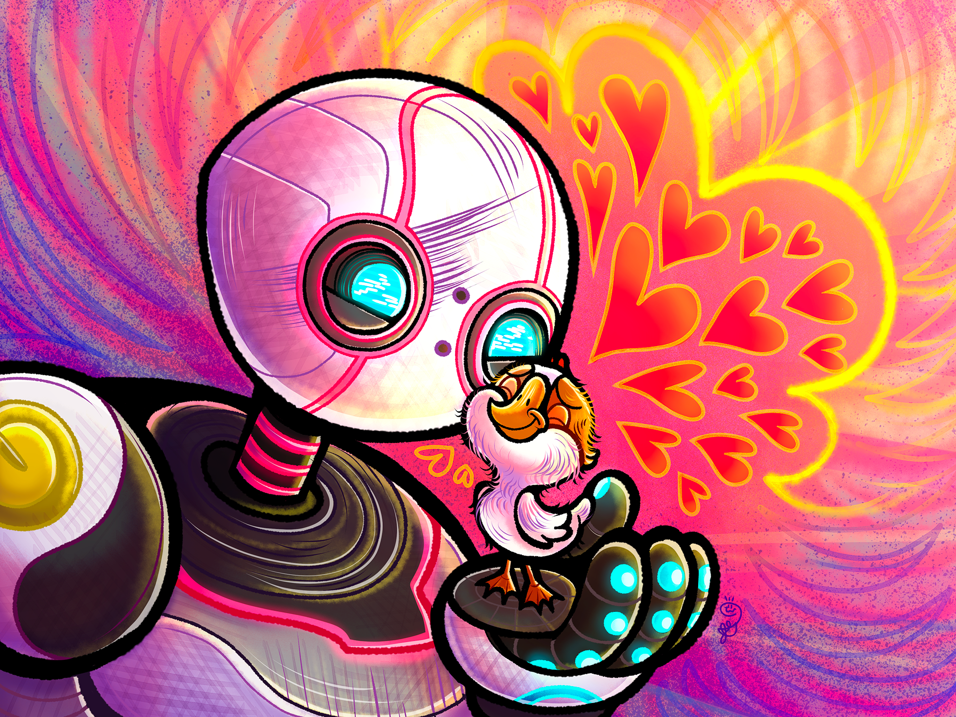 The Wild Robot Roz and Brightbill