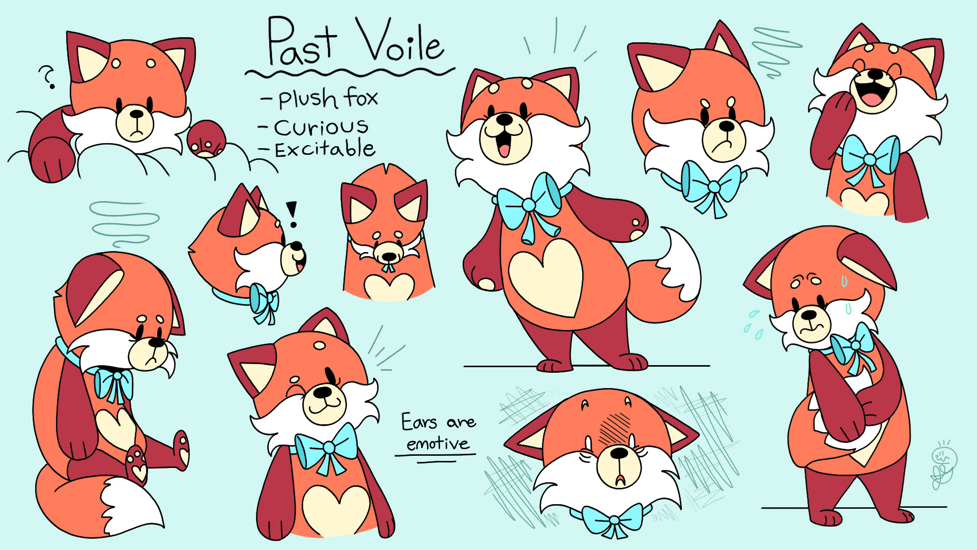Past Voile Poses and Expressions