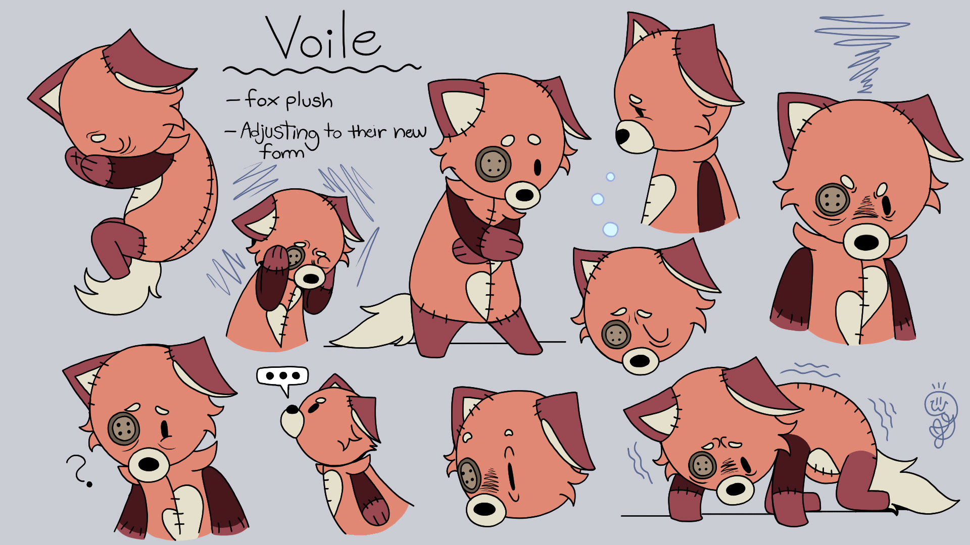 Stitched Voile Expression Sheet