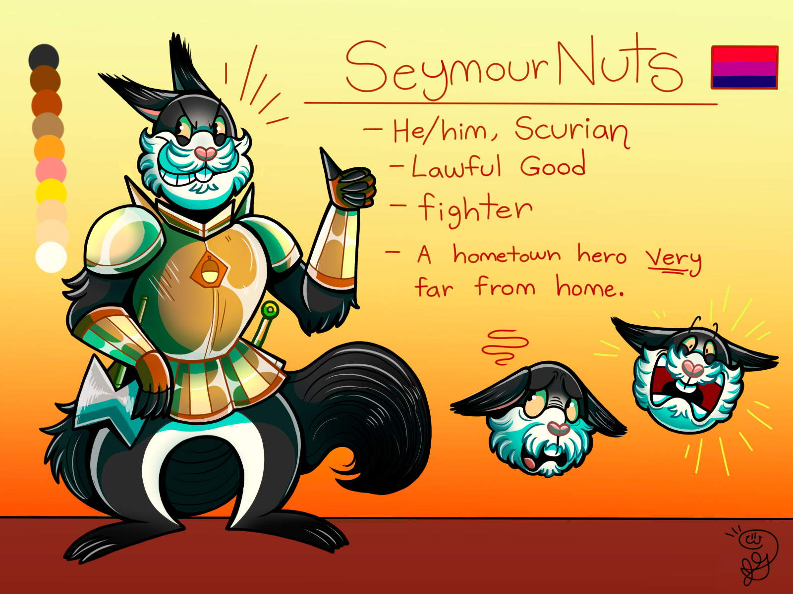 Seymour Nuts Reference Sheet