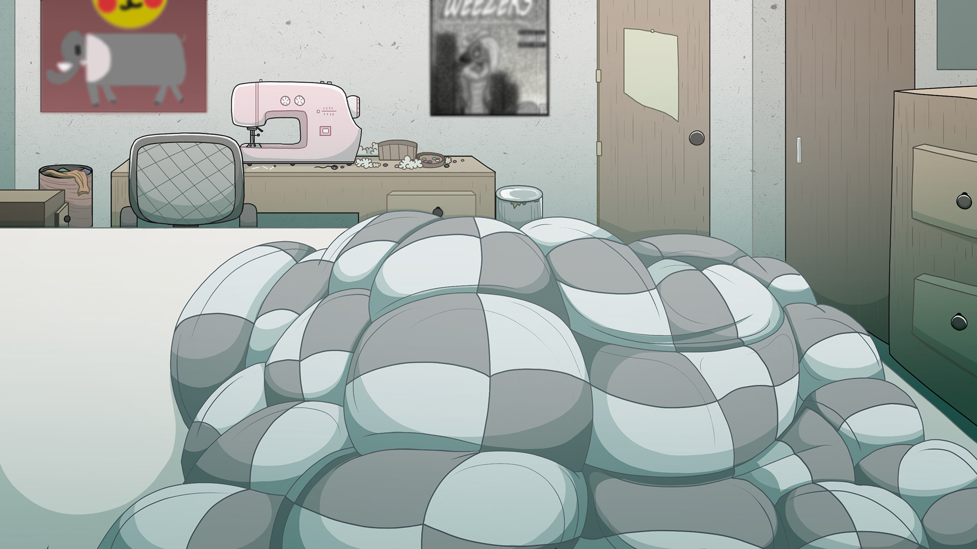 "Stitched" Voile's POV Background