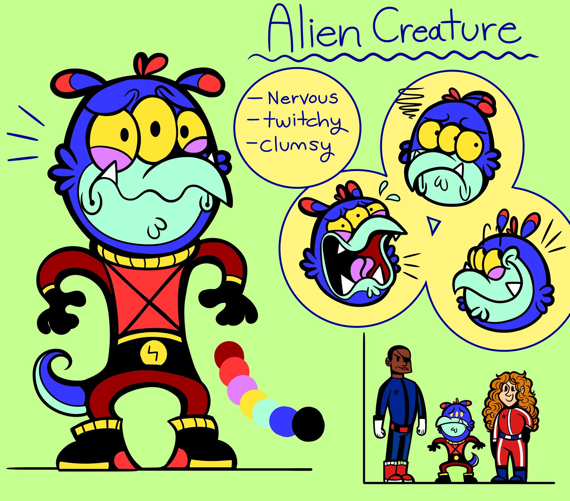 Alien Creature Character Reference