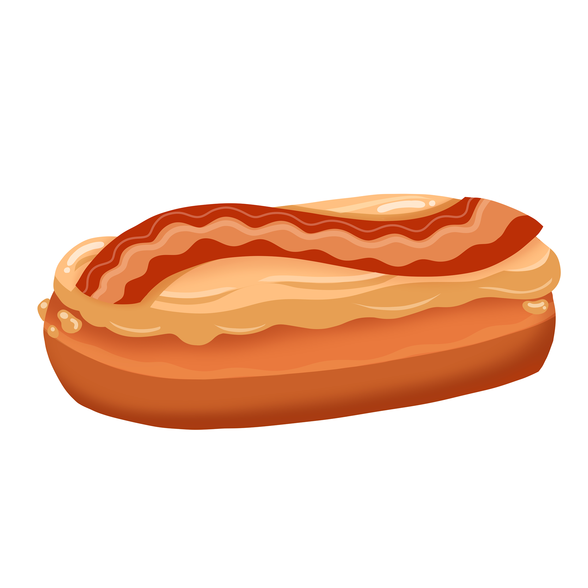 Bacon Maple Longjohn Color