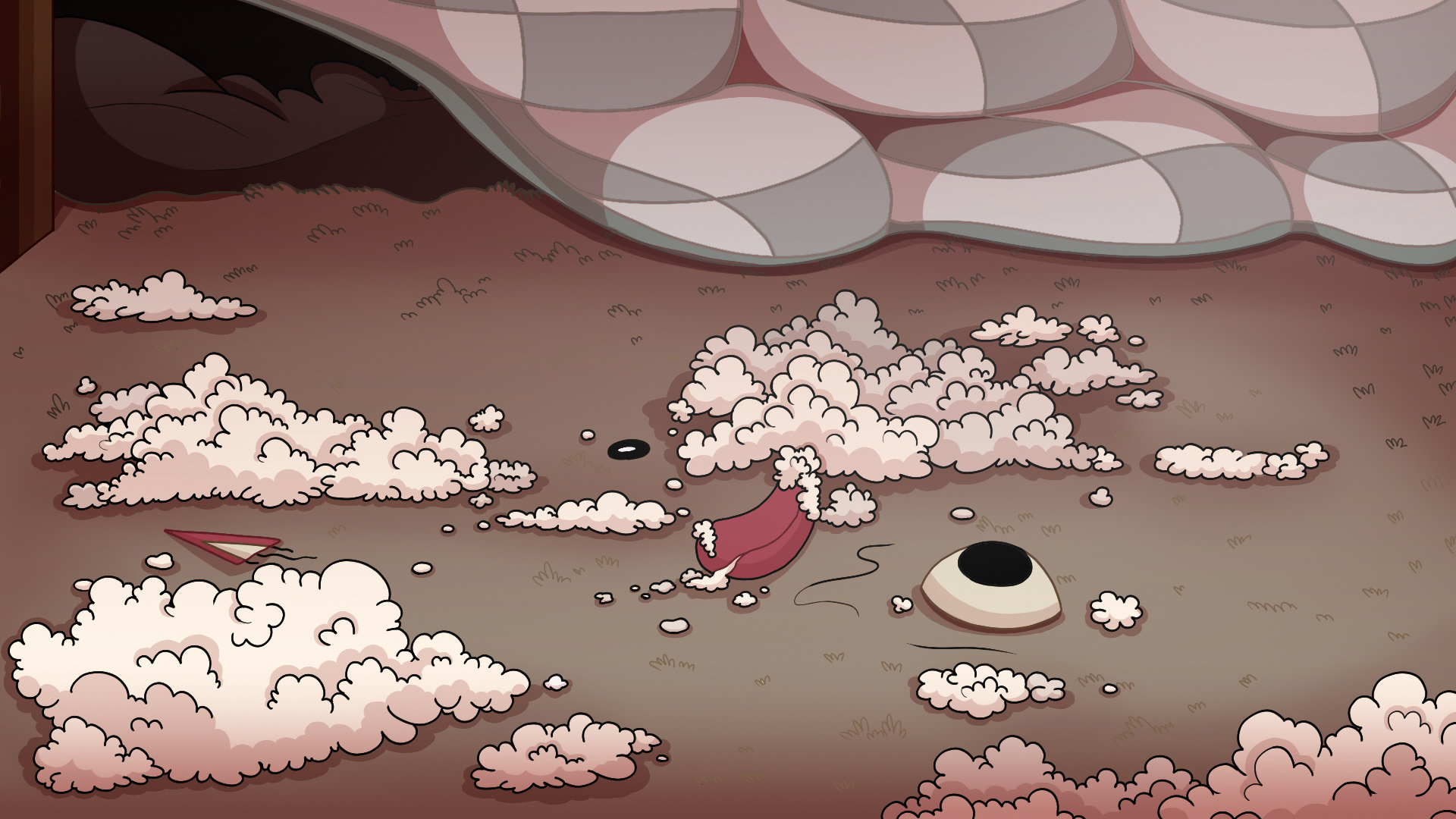 "Stitched" Floor Background (Flashback)