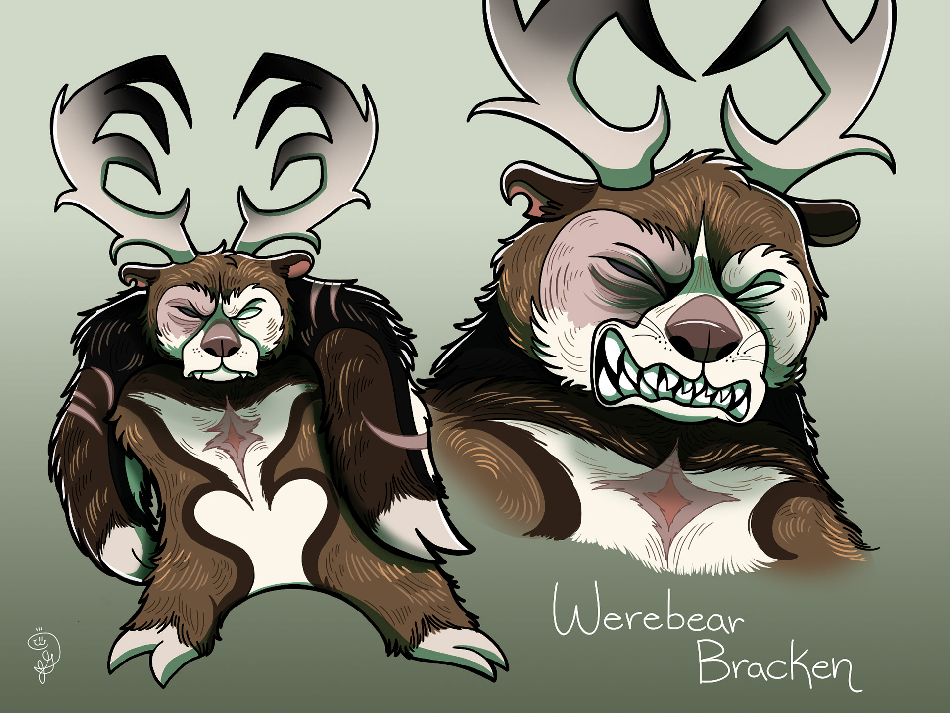 Werebear Bracken Design Concept