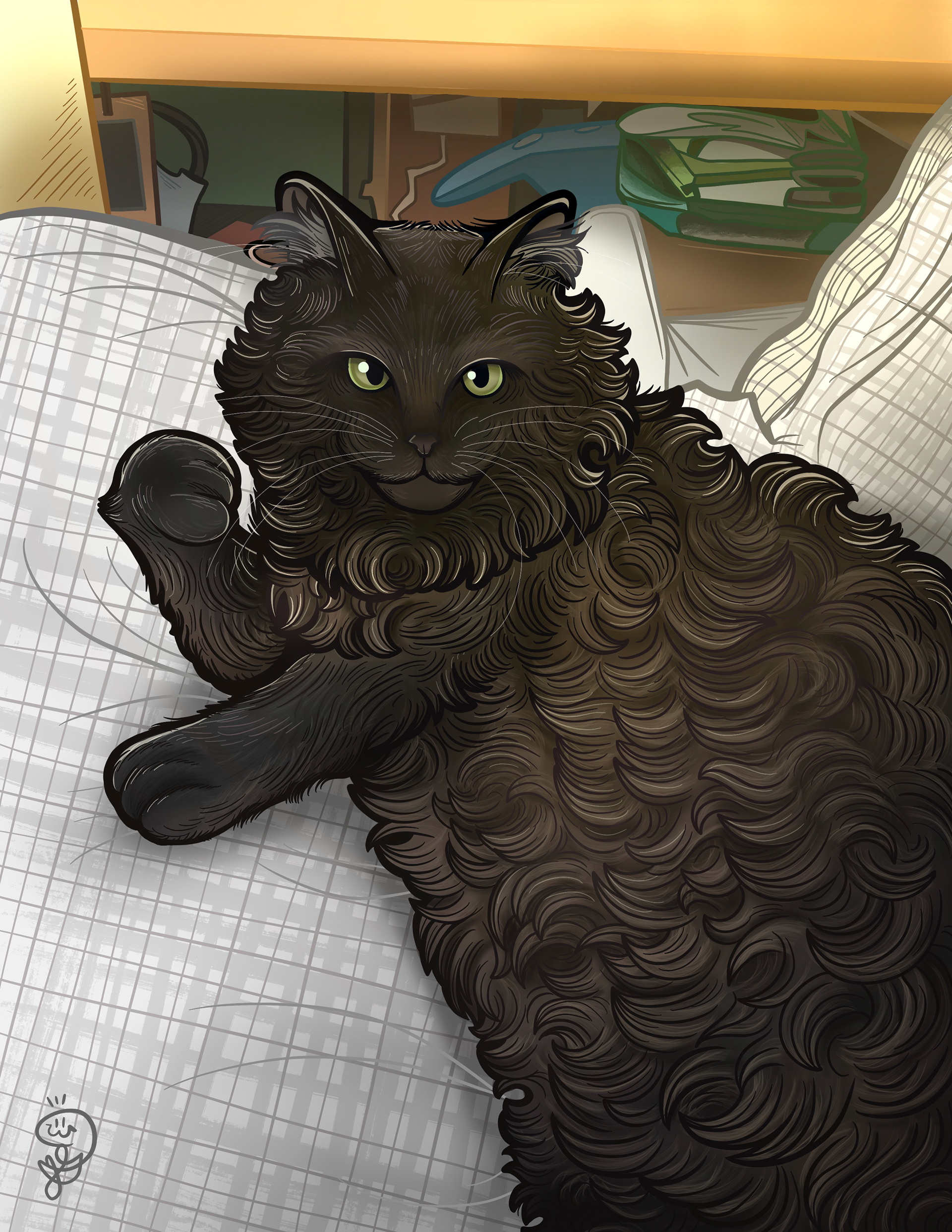 Nana Digital Pet Portrait