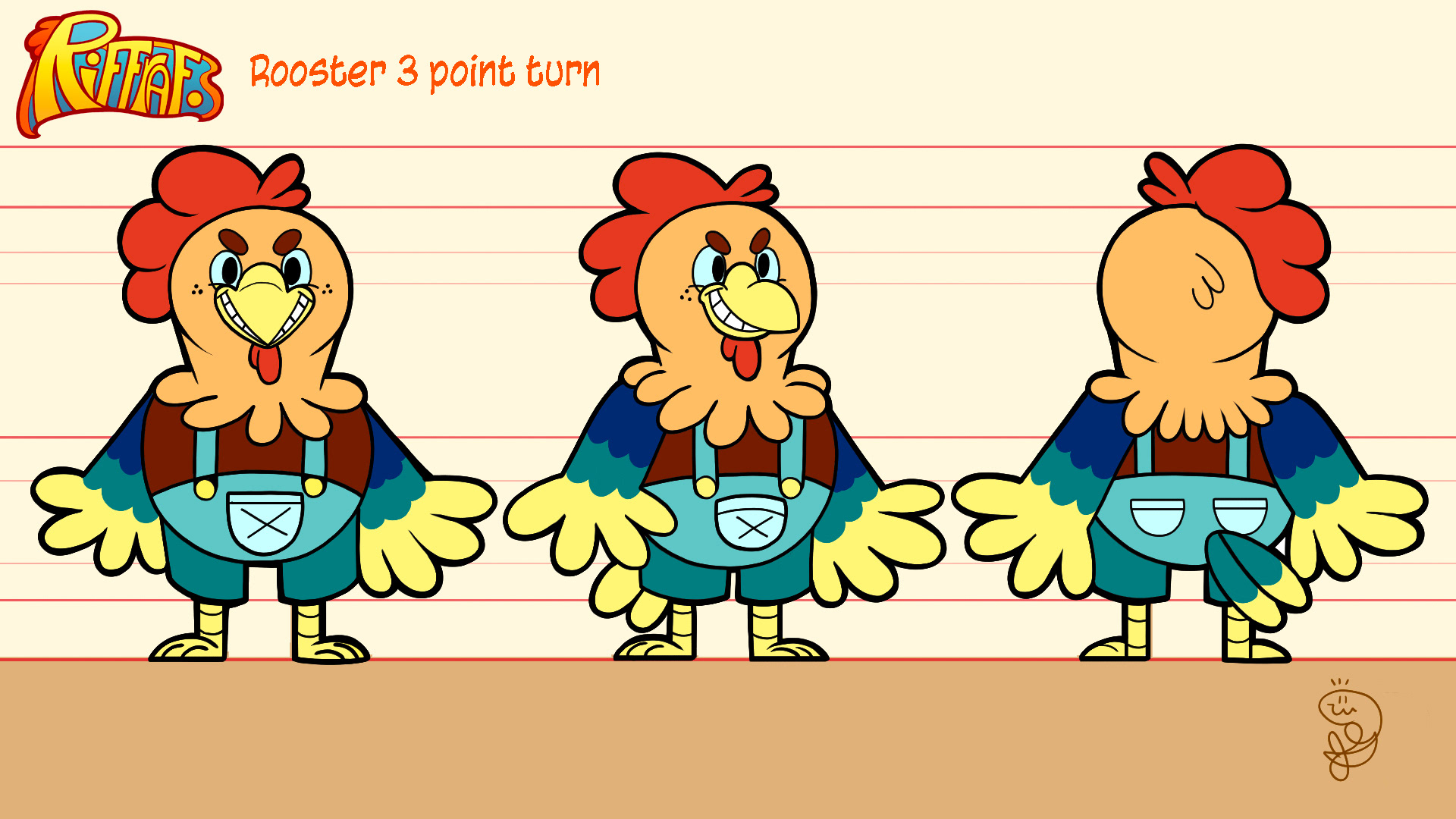 Riffraf Rooster 3 Point Turnaround