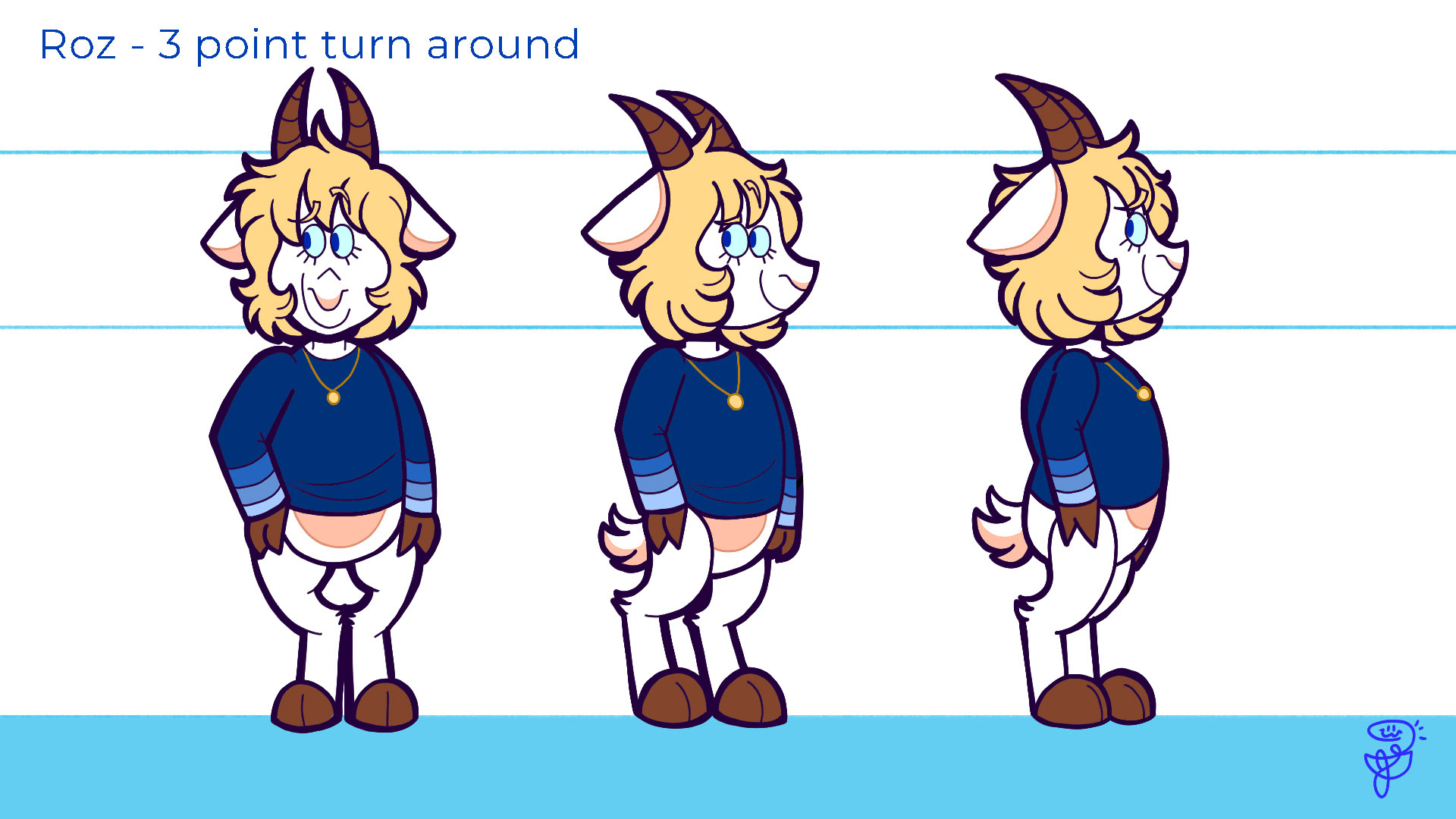 Roz 3 Point Turnaround