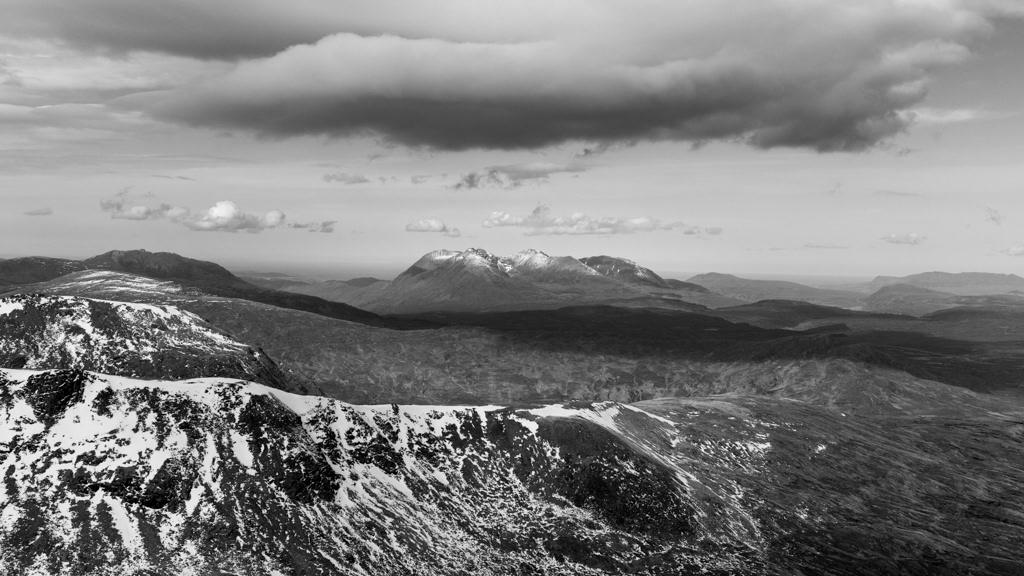 An Teallach from the Western Fannichs.
