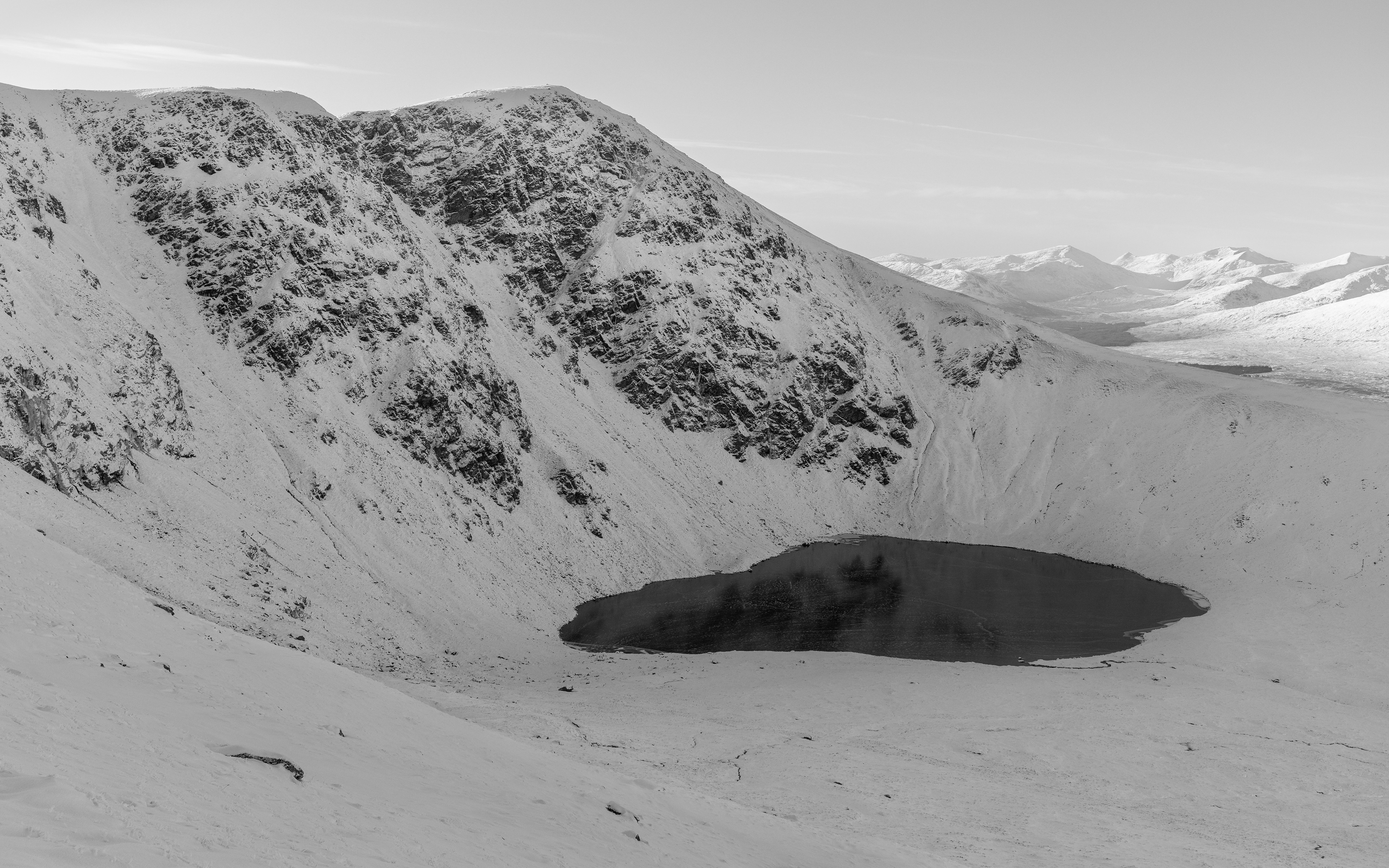 Coire an Lochain on the way up Beinn a'Chreachain.