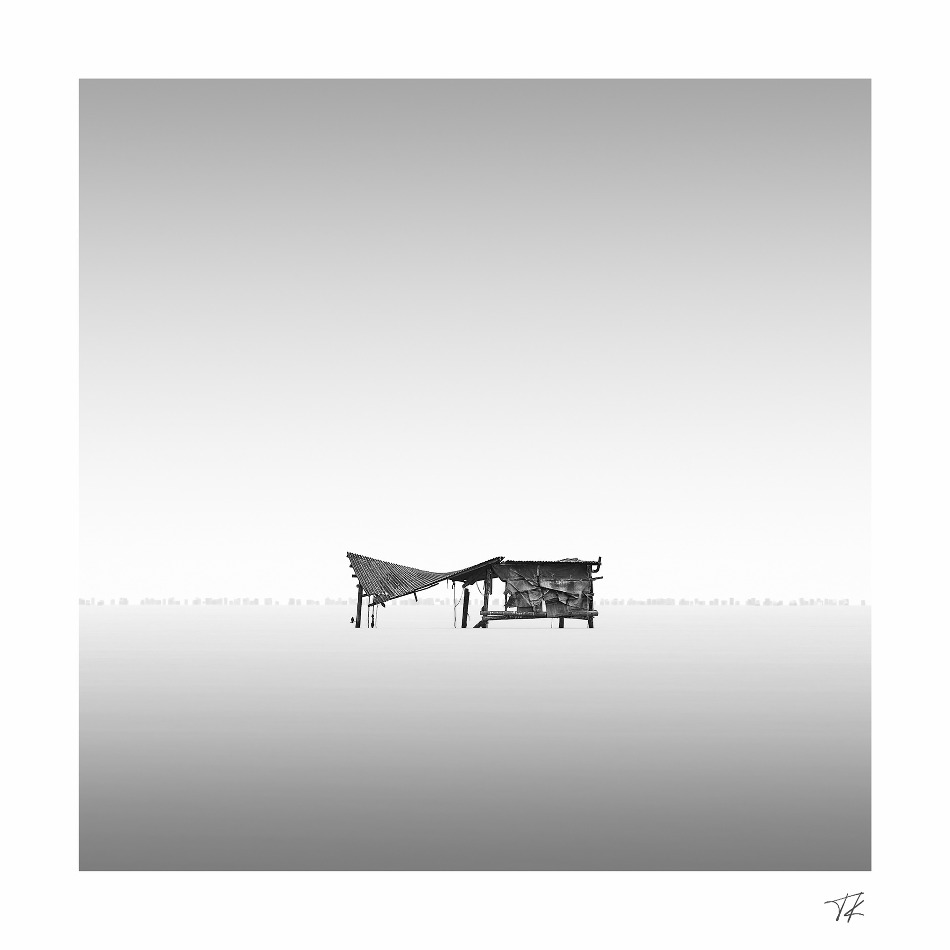 at a distance