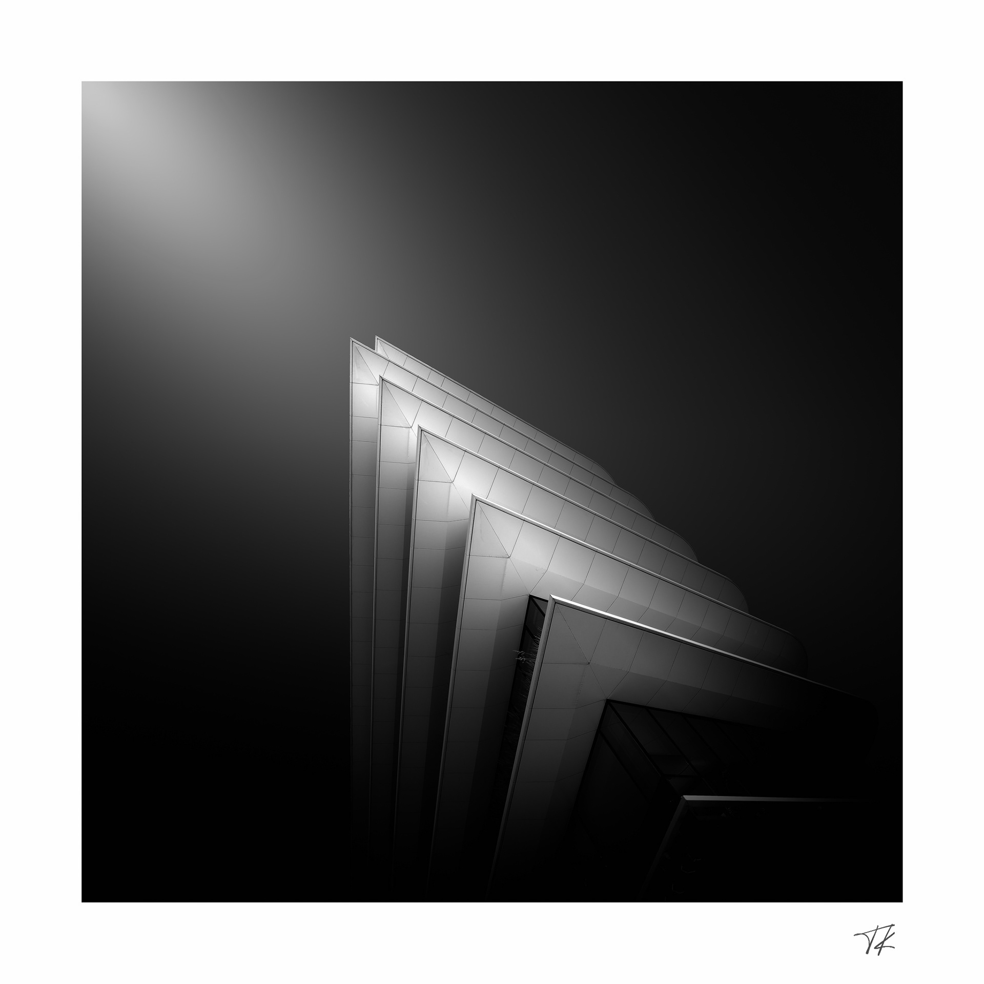 layers of diminishing light