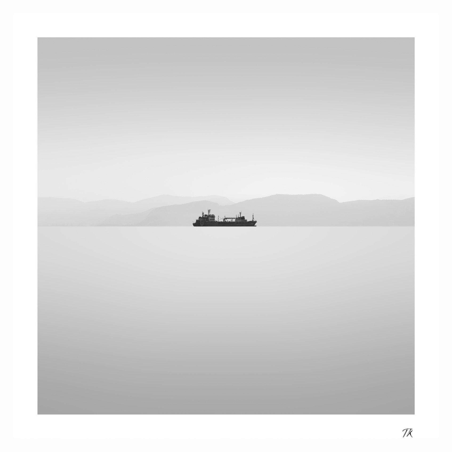 a ship seen by Hiroshi