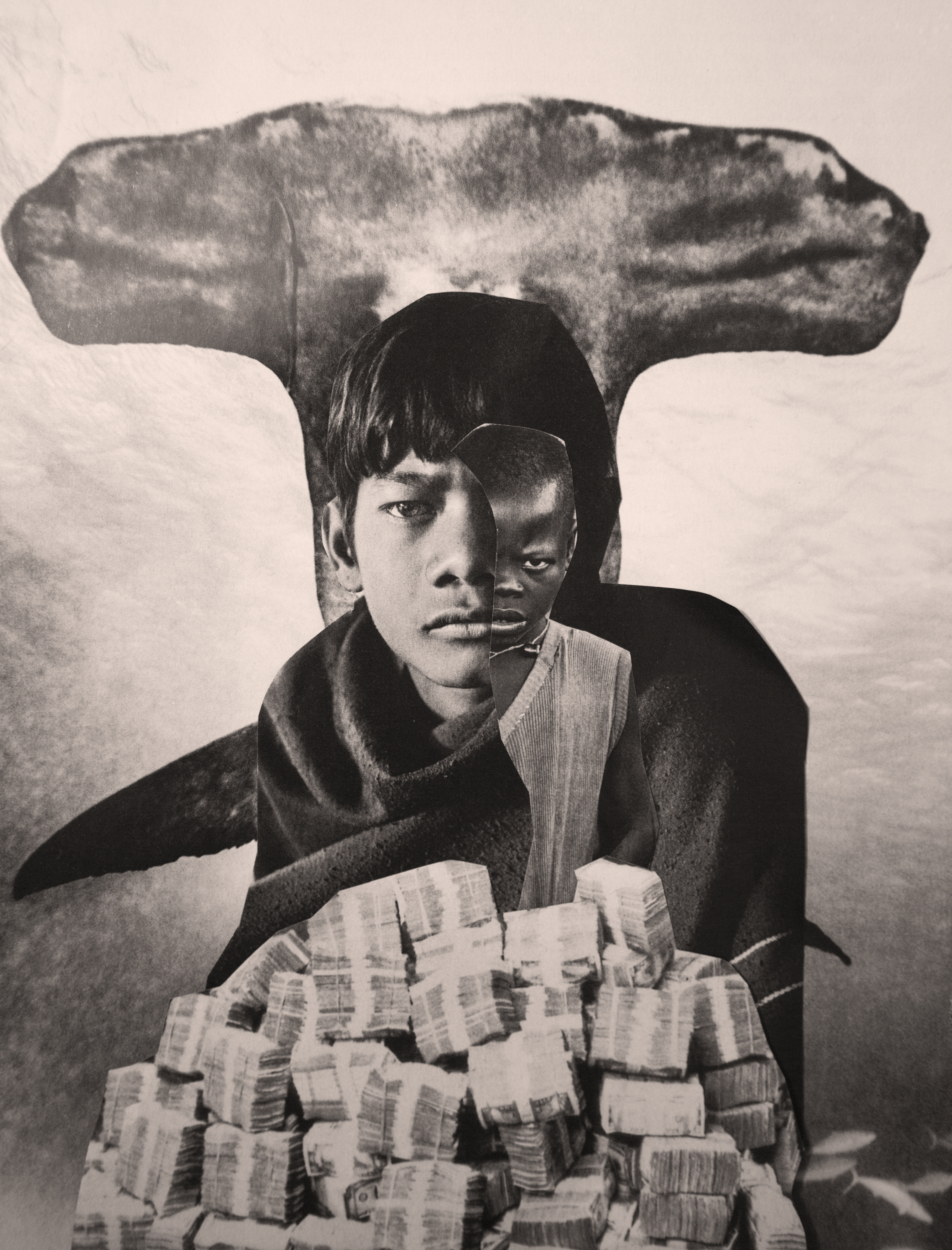 Collage art by Erwin Georgi