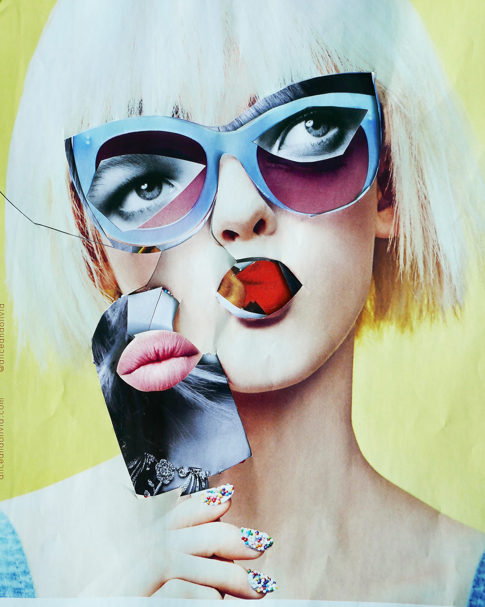 Collage art by Erwin Georgi