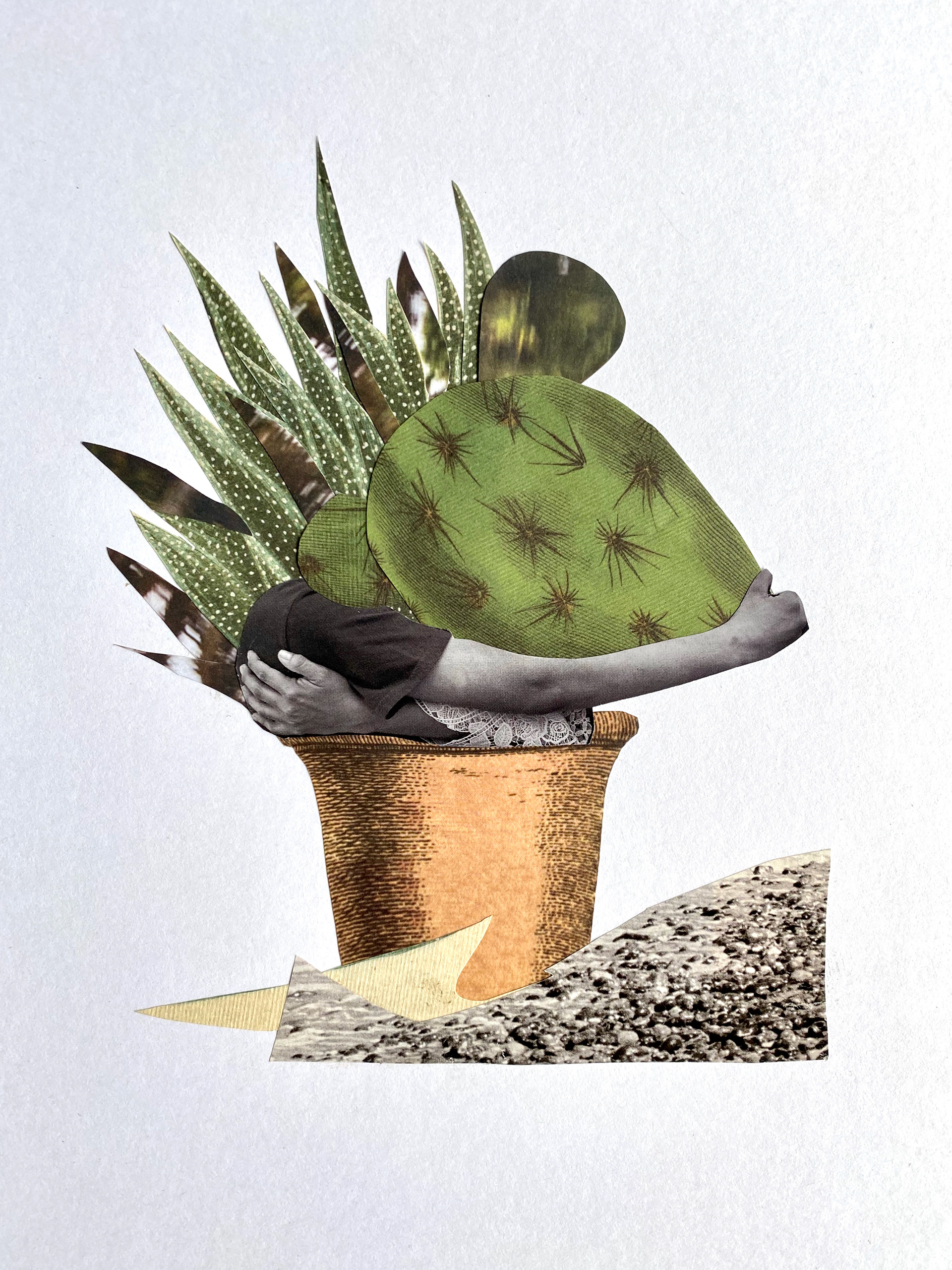 Collage art by Liz Georgi