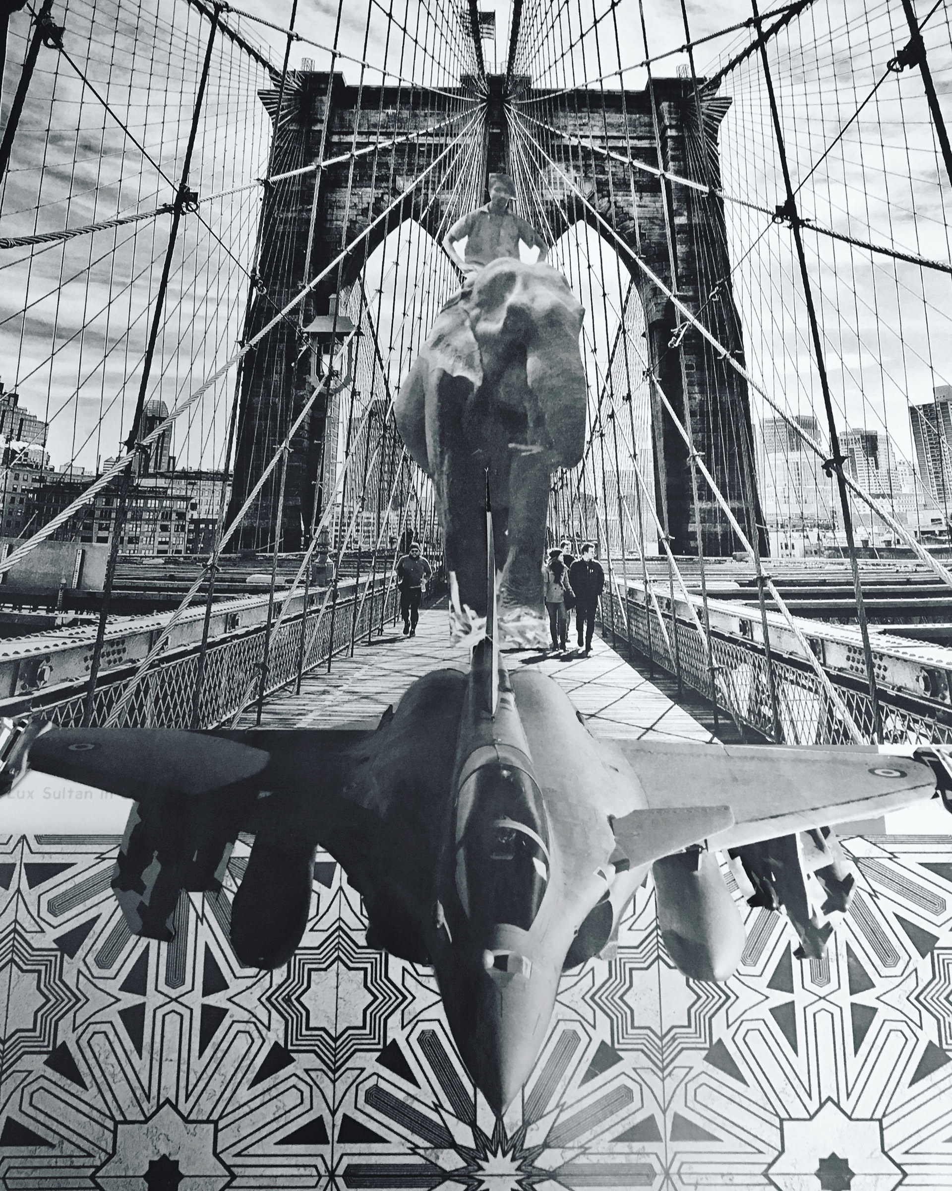 Collage art by Erwin Georgi