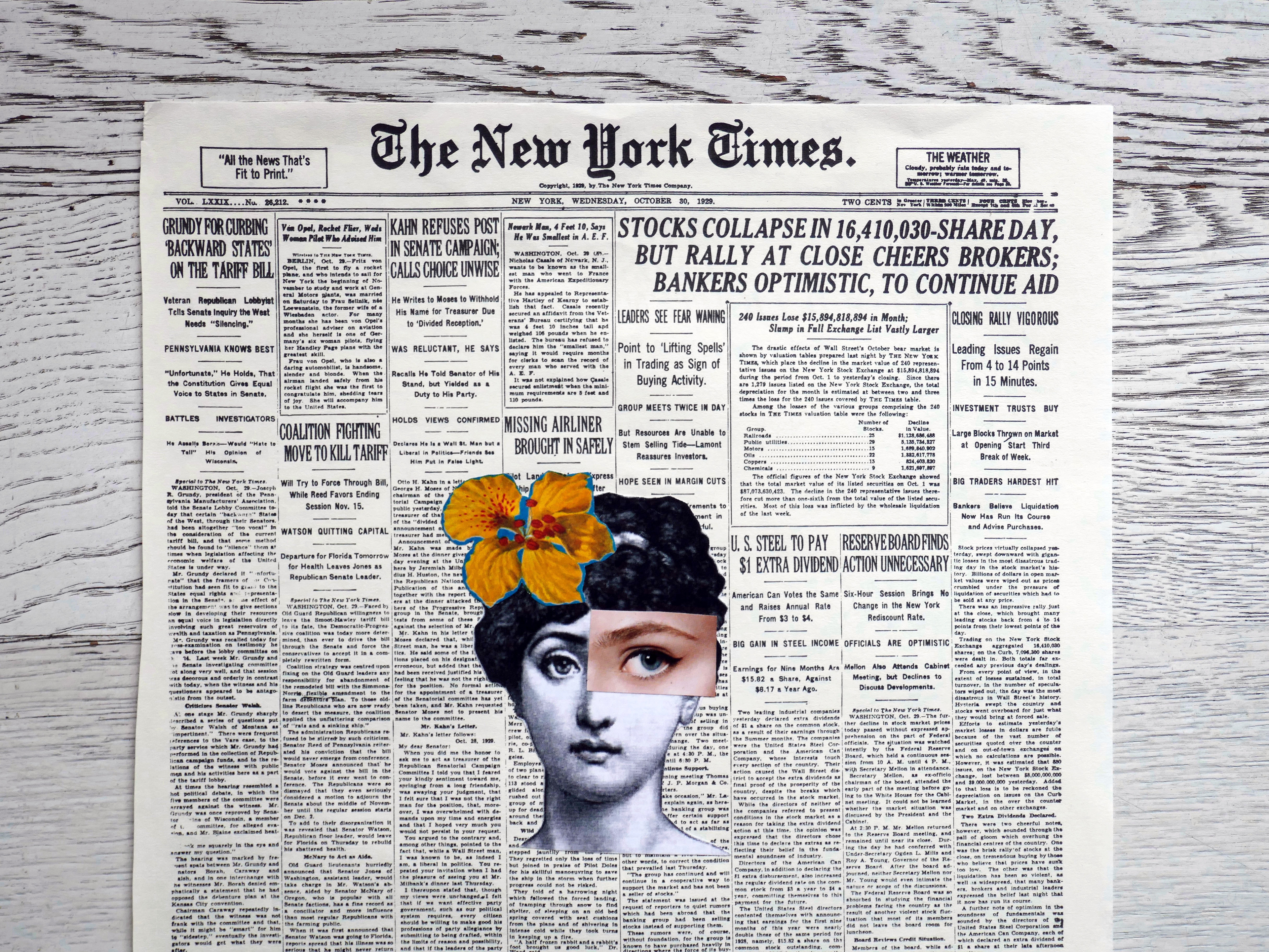 Collage art by Liz Georgi