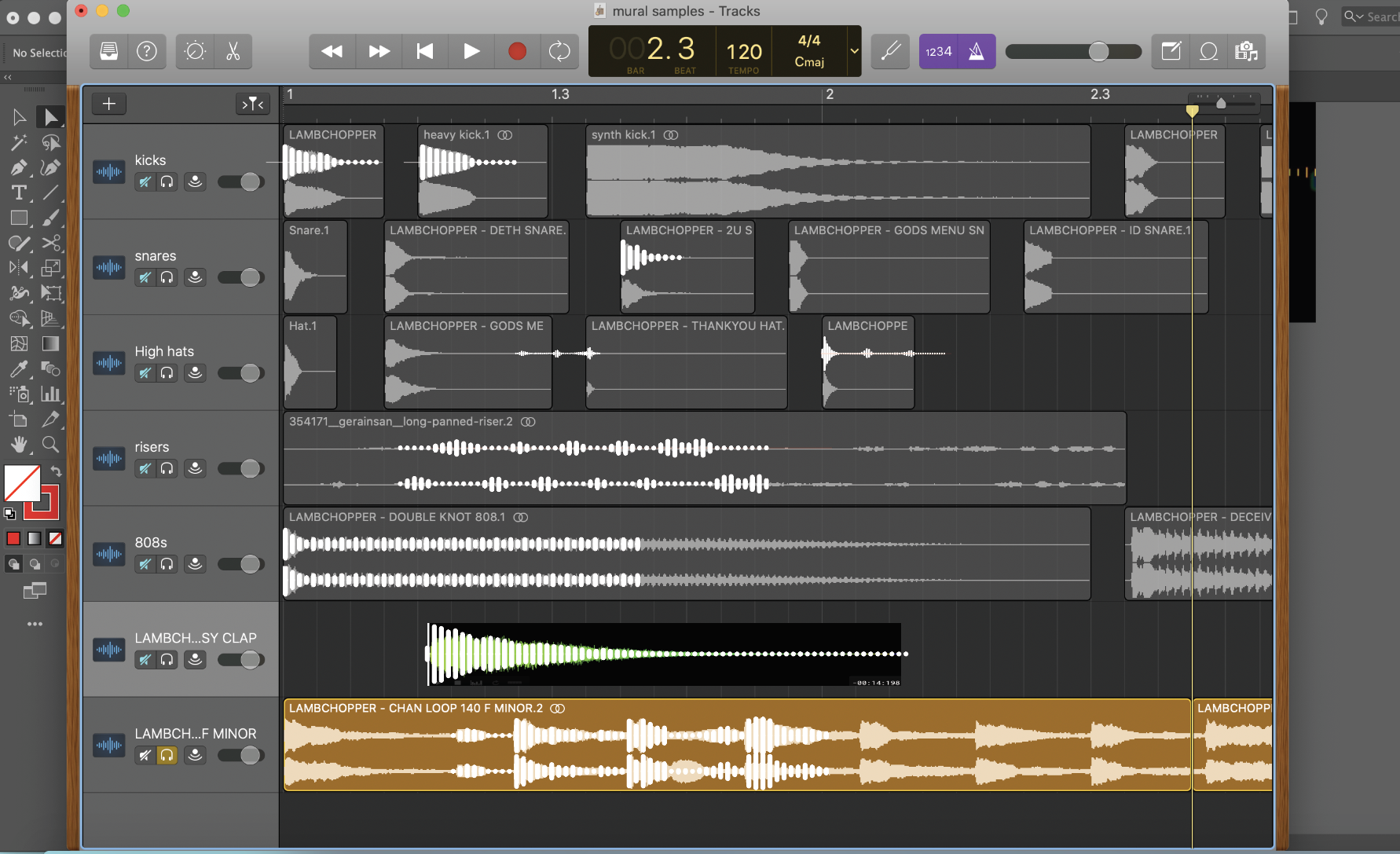 drawing audio samples from DAW in Adobe Illustrator