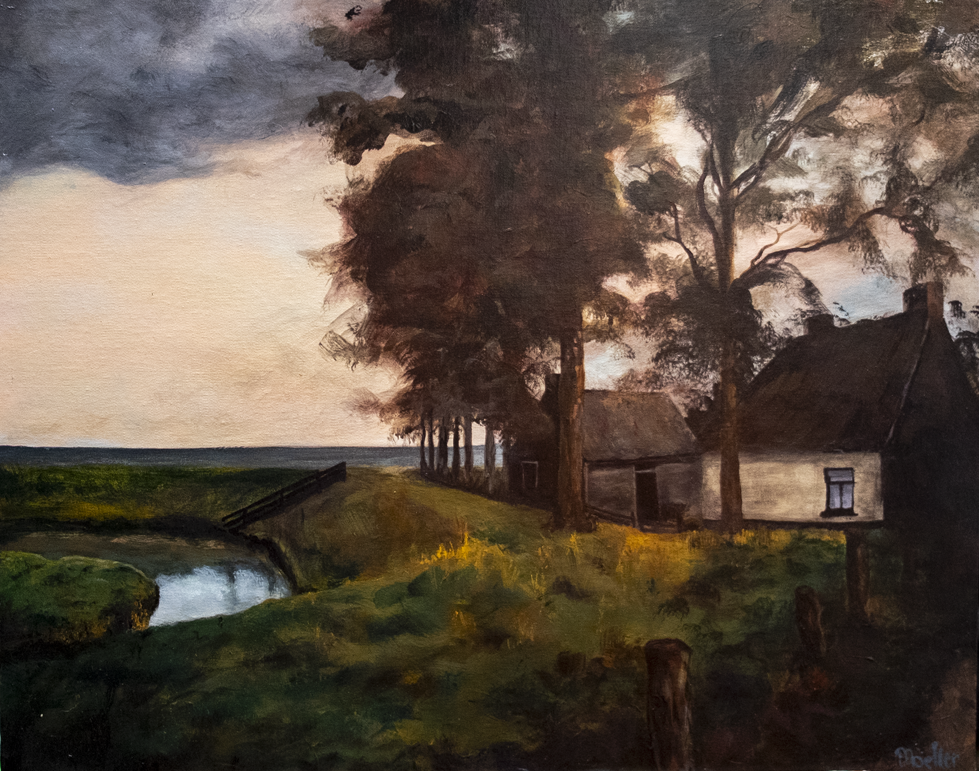 Zuider Zee - Acrylic on linen, 20x16"