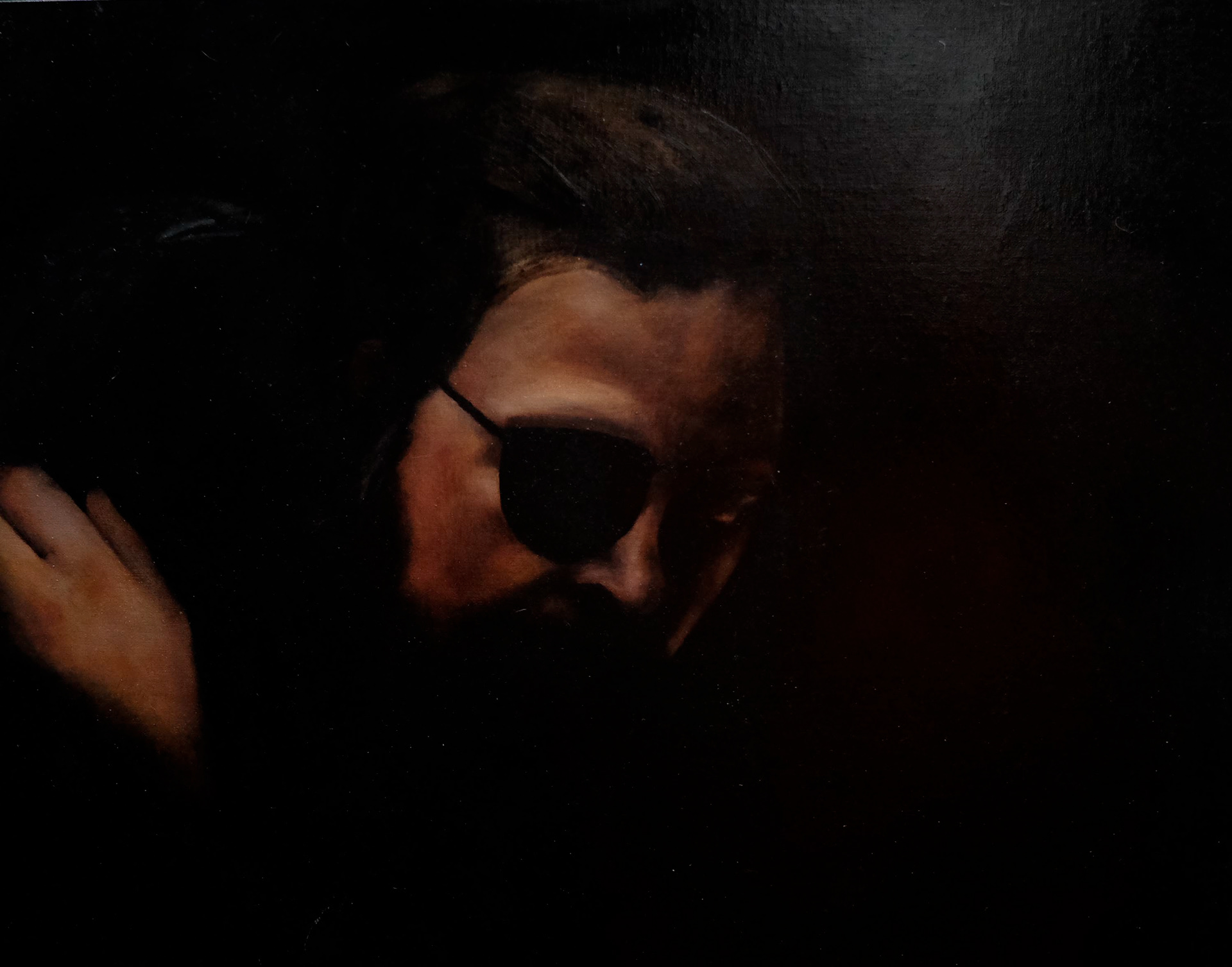 Odin Self Portrait - Oil on linen, 20x16"