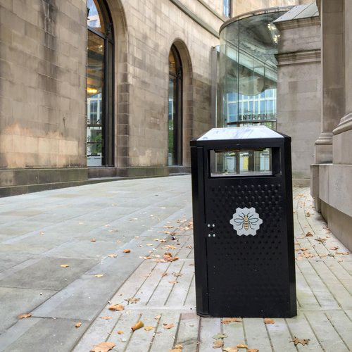 Council litter bin
