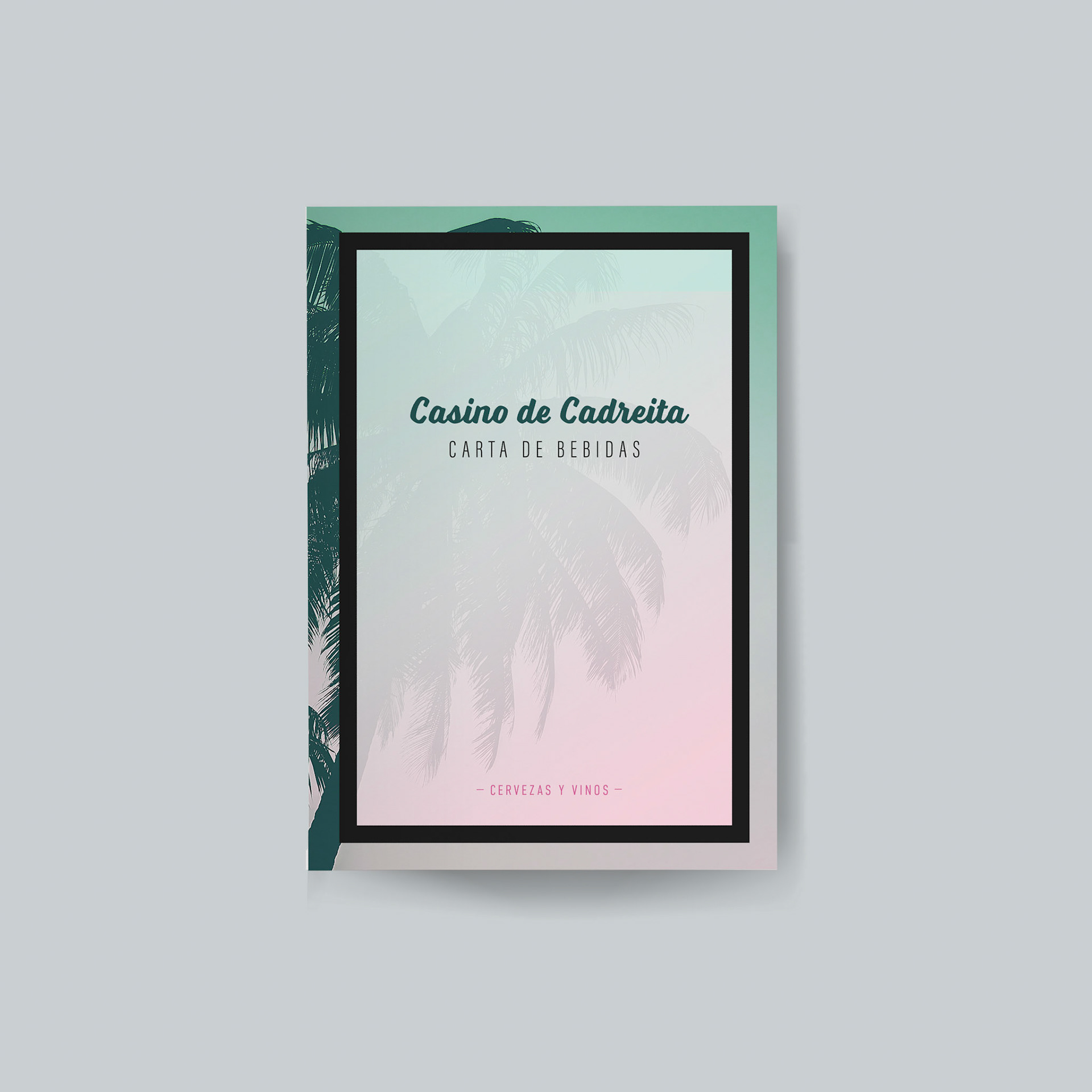 Blank book or magazine template mockup vector