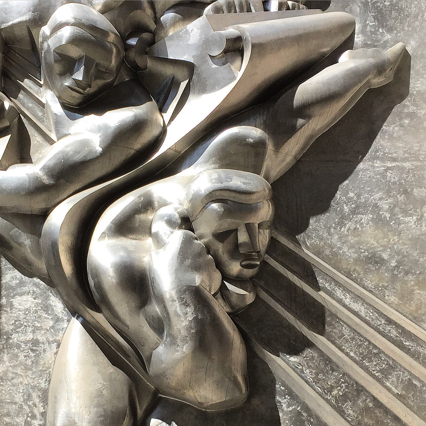 Art deco sculpture in the Rockefeller Center, New York