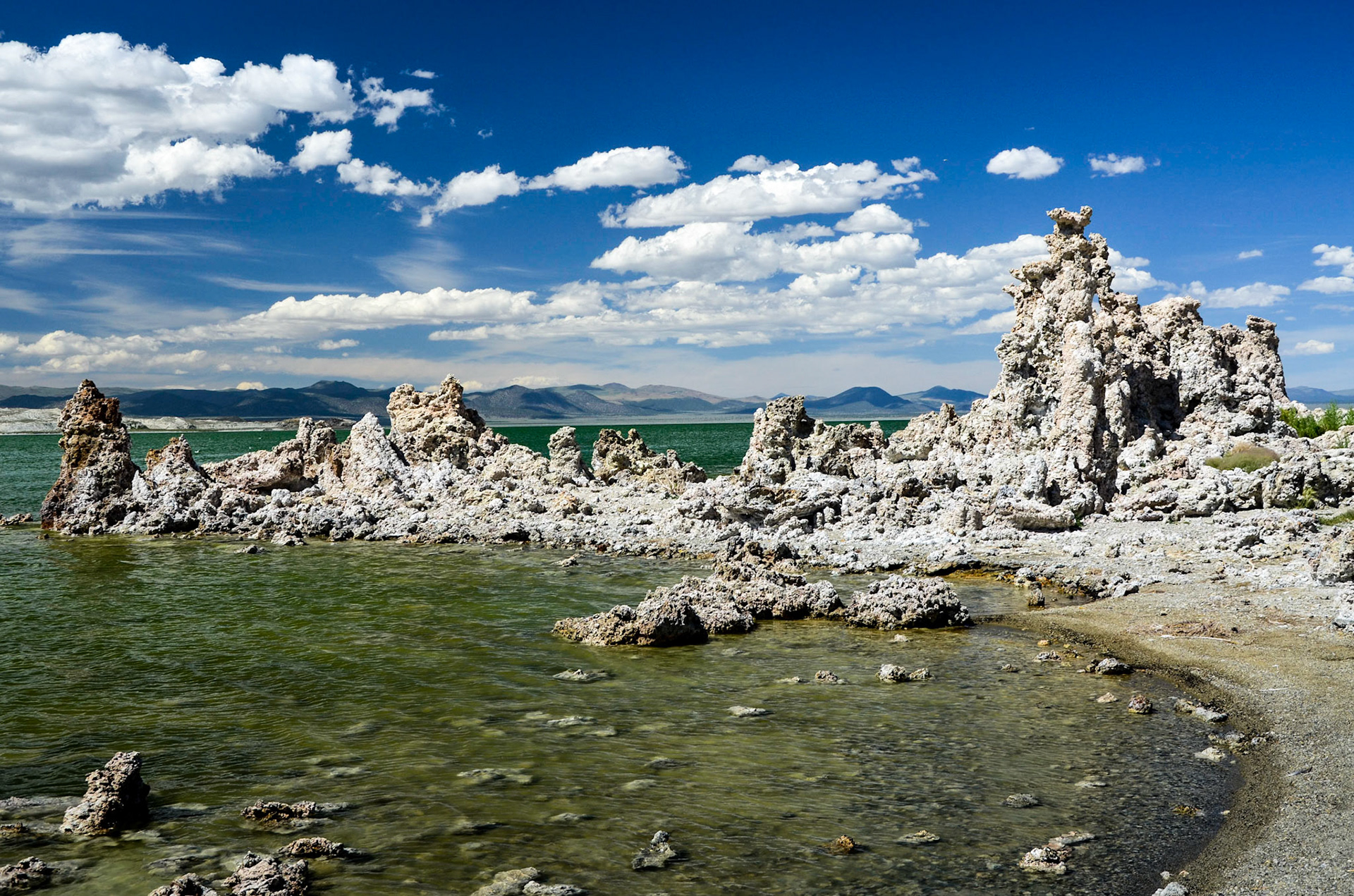 Tufa towers in Mono Lake California