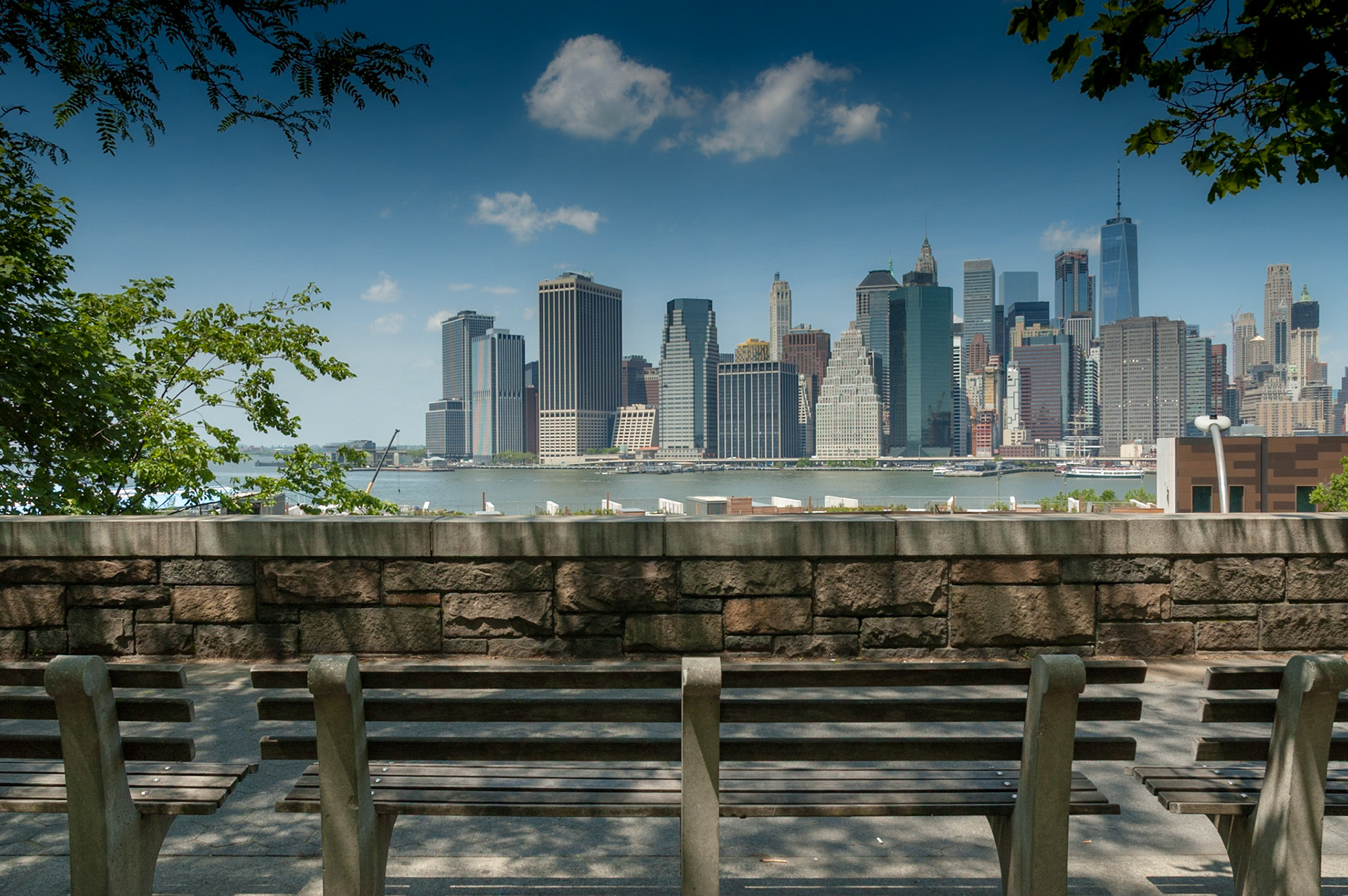 Downtown New York City from Brooklyn Heights Promenade