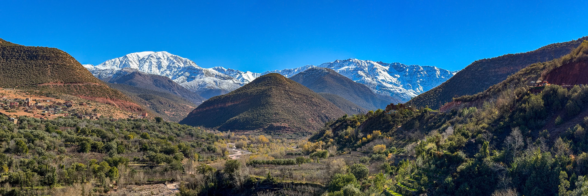 Atlas Mountains from Al Haouz, Morocco