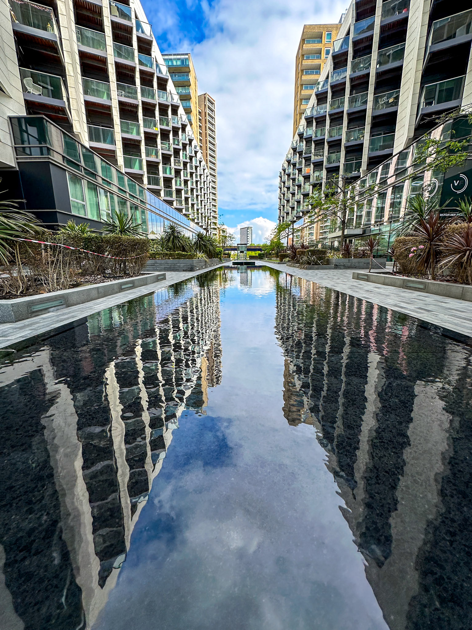 Reflections in Canary Wharf, London