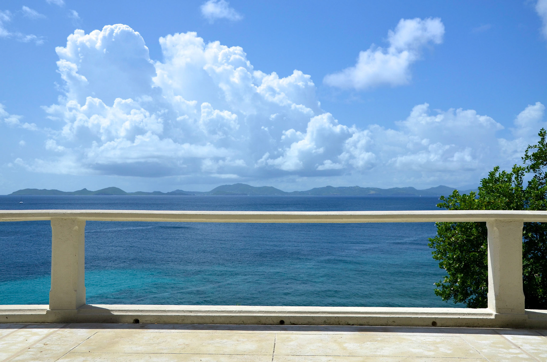 View towards Bequia, St Vincent and the Grenadines