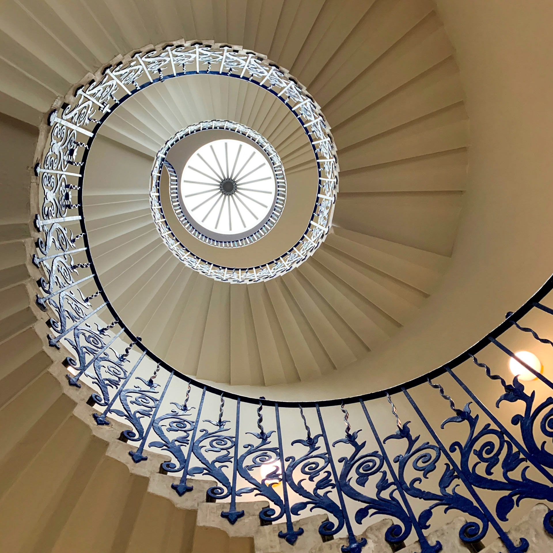 Sprial staircase in Queen's House, Greenwich