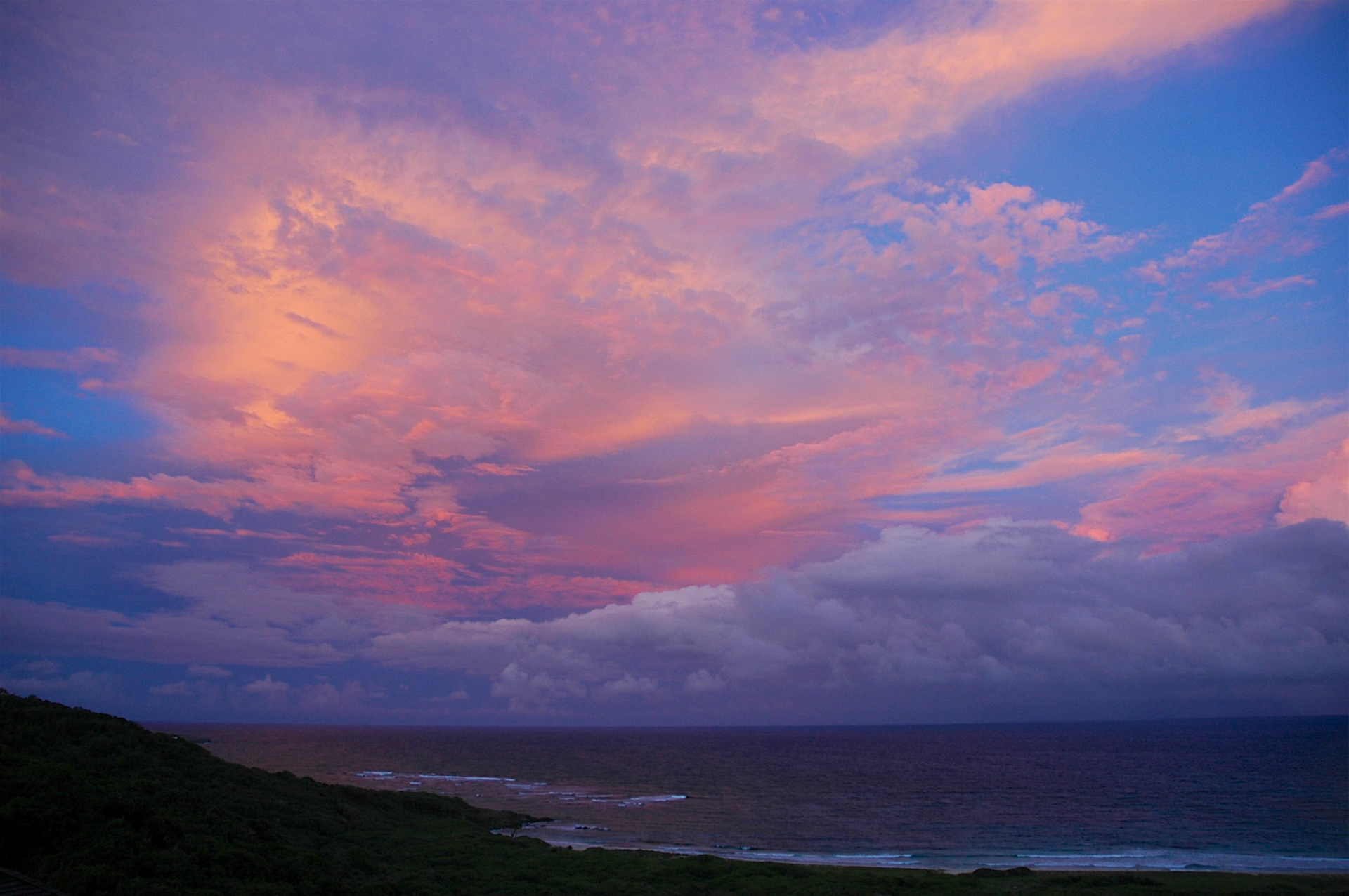 Sunset taken from Indigo in Mustique
