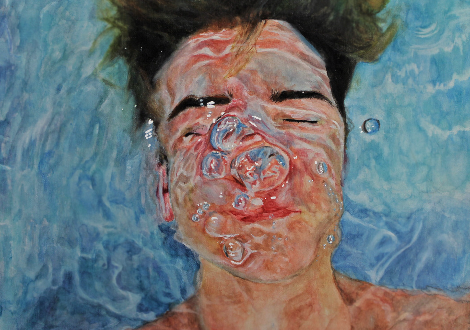 Self Portrait in Water Study - 2016